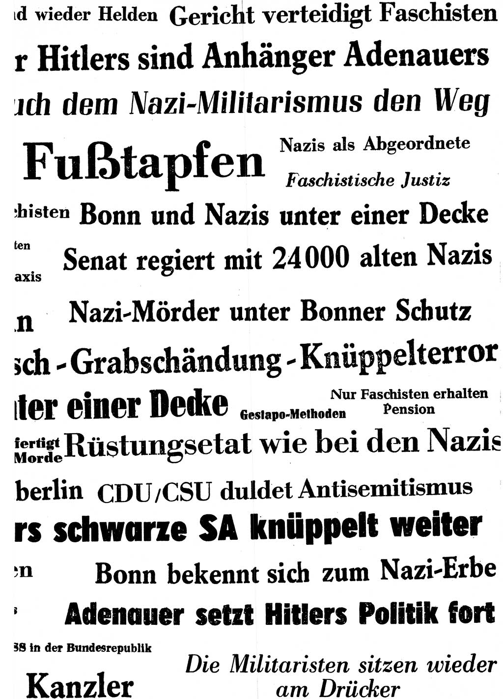 Ehemalige Nationalsozialisten in Pankows Diensten [Deutsche Demokratische Republik (DDR)] 1965, Seite 33 (Ehem. Nat.-Soz. DDR 1965, S. 33)