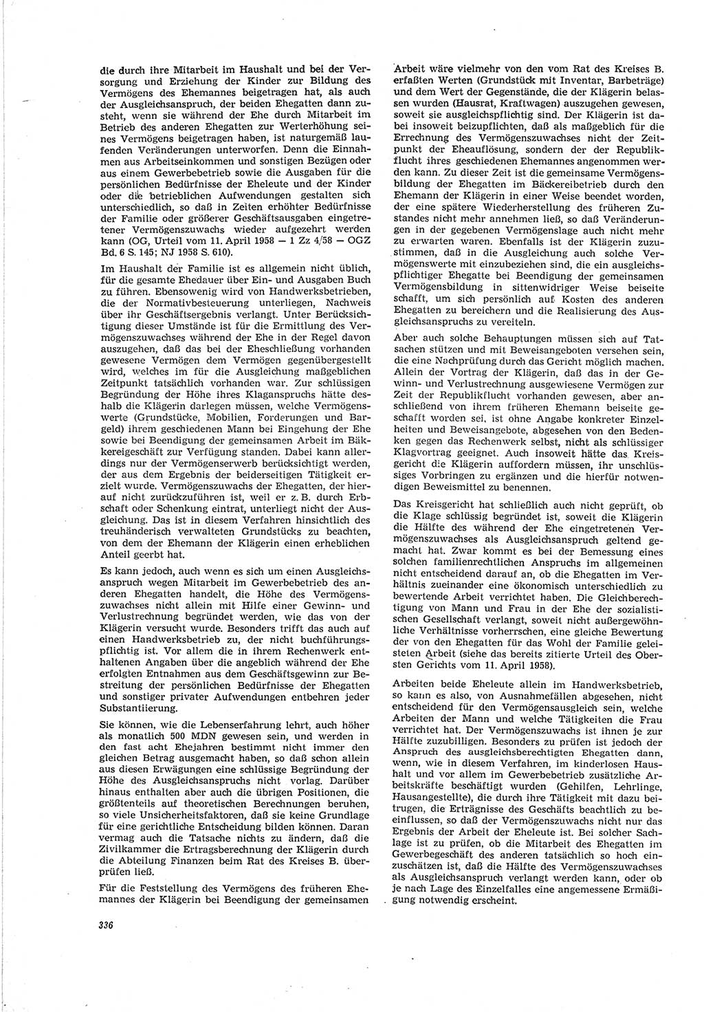 Neue Justiz (NJ), Zeitschrift für Recht und Rechtswissenschaft [Deutsche Demokratische Republik (DDR)], 19. Jahrgang 1965, Seite 336 (NJ DDR 1965, S. 336)