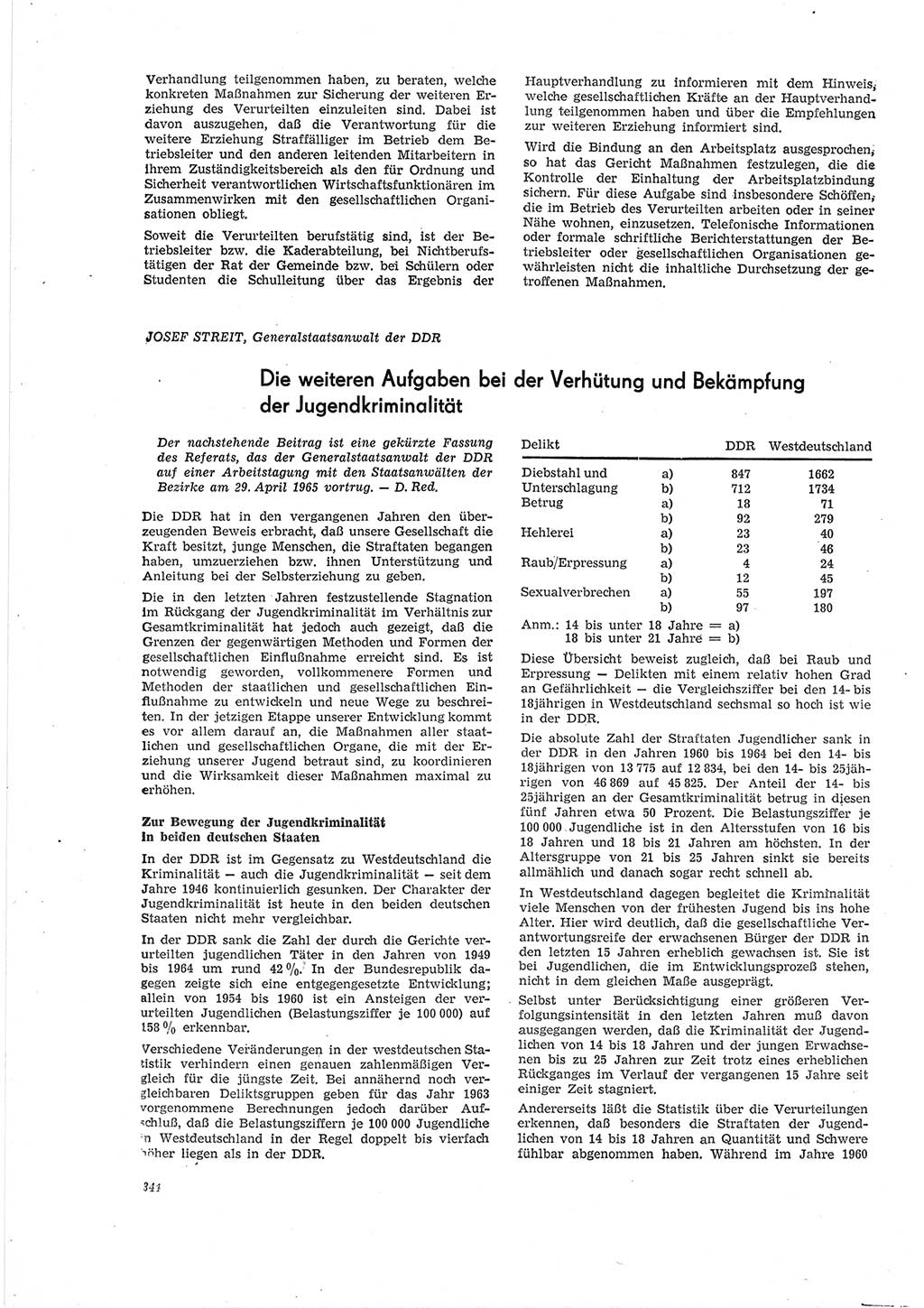 Neue Justiz (NJ), Zeitschrift für Recht und Rechtswissenschaft [Deutsche Demokratische Republik (DDR)], 19. Jahrgang 1965, Seite 344 (NJ DDR 1965, S. 344)