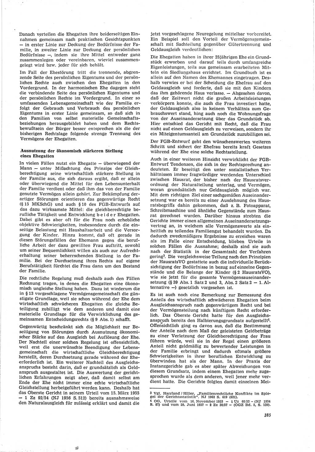 Neue Justiz (NJ), Zeitschrift für Recht und Rechtswissenschaft [Deutsche Demokratische Republik (DDR)], 19. Jahrgang 1965, Seite 385 (NJ DDR 1965, S. 385)