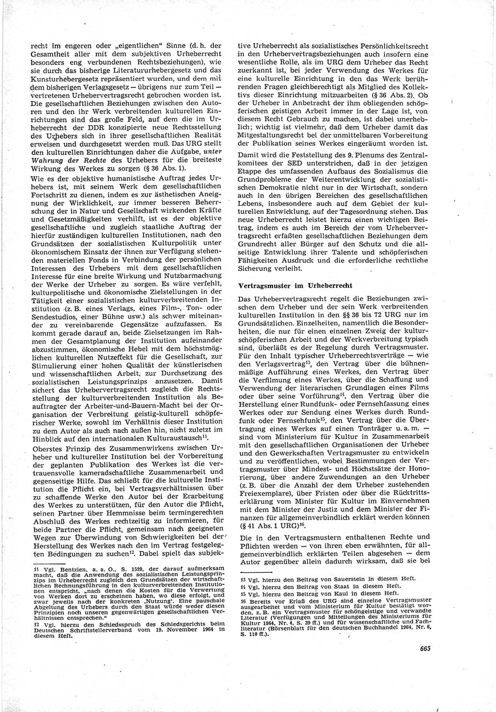 Neue Justiz (NJ), Zeitschrift für Recht und Rechtswissenschaft [Deutsche Demokratische Republik (DDR)], 19. Jahrgang 1965, Seite 665 (NJ DDR 1965, S. 665)