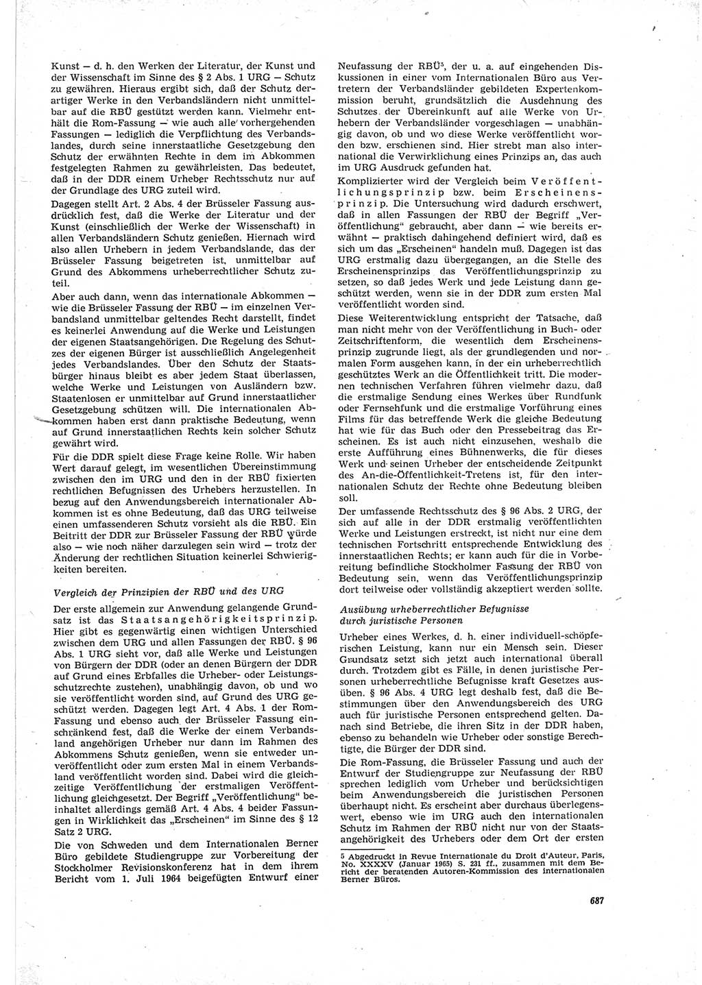 Neue Justiz (NJ), Zeitschrift für Recht und Rechtswissenschaft [Deutsche Demokratische Republik (DDR)], 19. Jahrgang 1965, Seite 687 (NJ DDR 1965, S. 687)