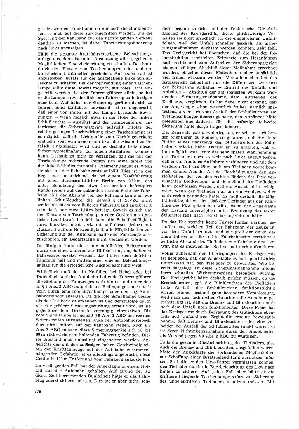 Neue Justiz (NJ), Zeitschrift für Recht und Rechtswissenschaft [Deutsche Demokratische Republik (DDR)], 19. Jahrgang 1965, Seite 776 (NJ DDR 1965, S. 776)