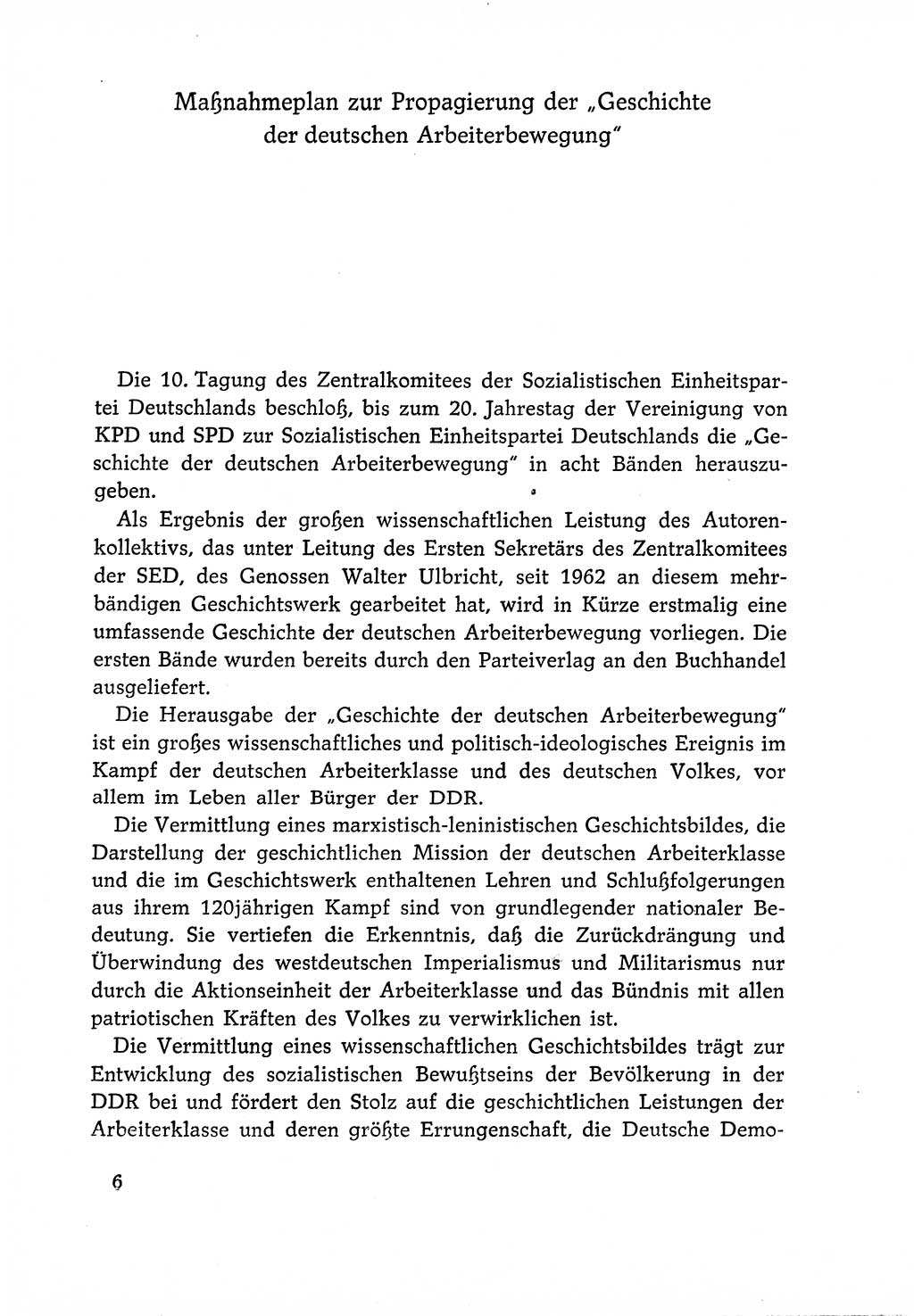 Dokumente der Sozialistischen Einheitspartei Deutschlands (SED) [Deutsche Demokratische Republik (DDR)] 1966-1967, Seite 6 (Dok. SED DDR 1966-1967, S. 6)
