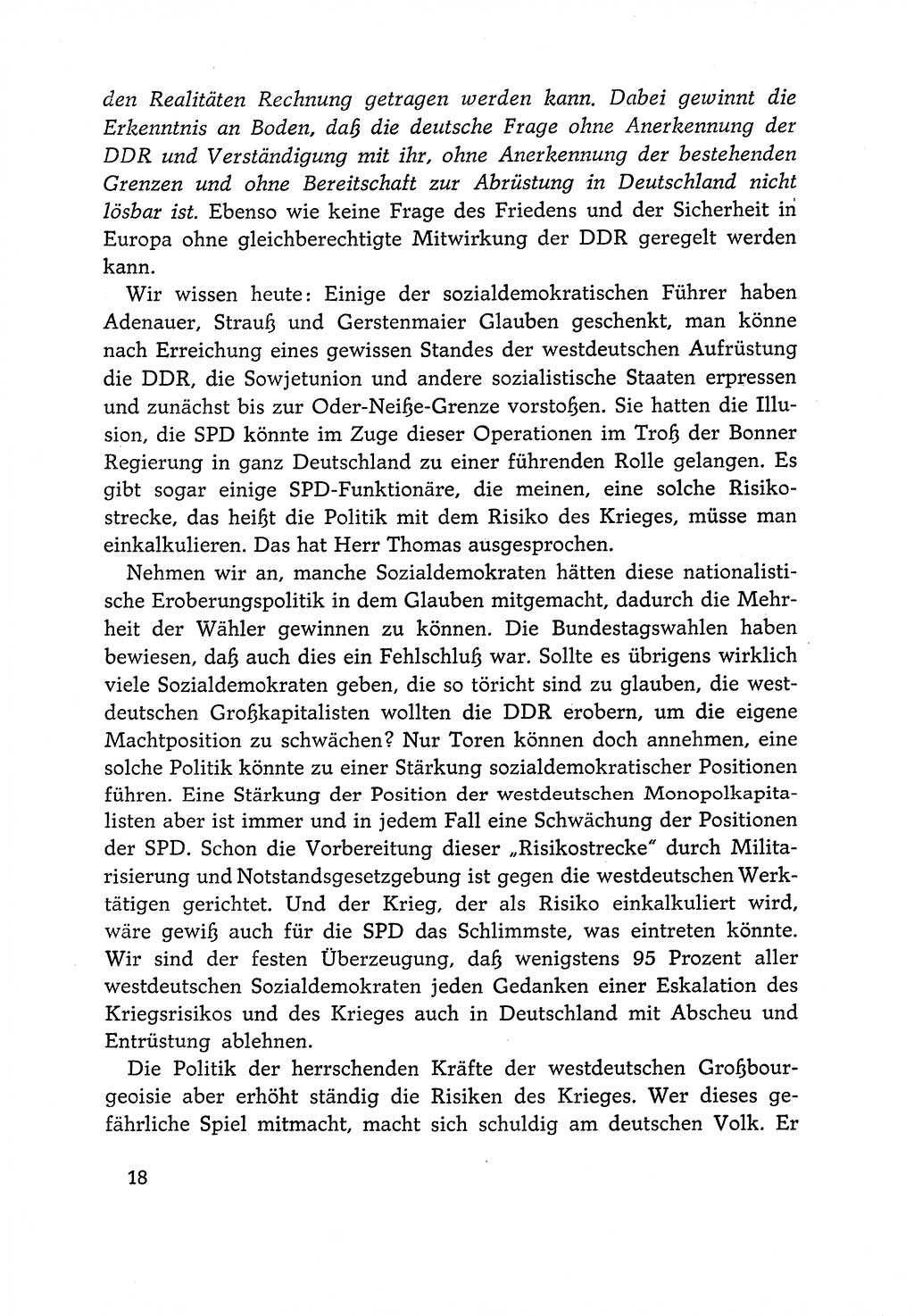 Dokumente der Sozialistischen Einheitspartei Deutschlands (SED) [Deutsche Demokratische Republik (DDR)] 1966-1967, Seite 18 (Dok. SED DDR 1966-1967, S. 18)