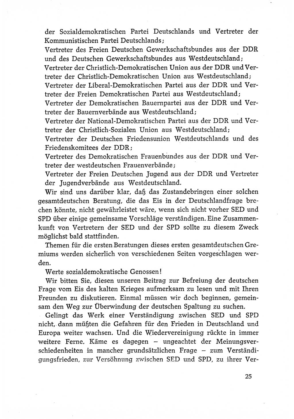 Dokumente der Sozialistischen Einheitspartei Deutschlands (SED) [Deutsche Demokratische Republik (DDR)] 1966-1967, Seite 25 (Dok. SED DDR 1966-1967, S. 25)