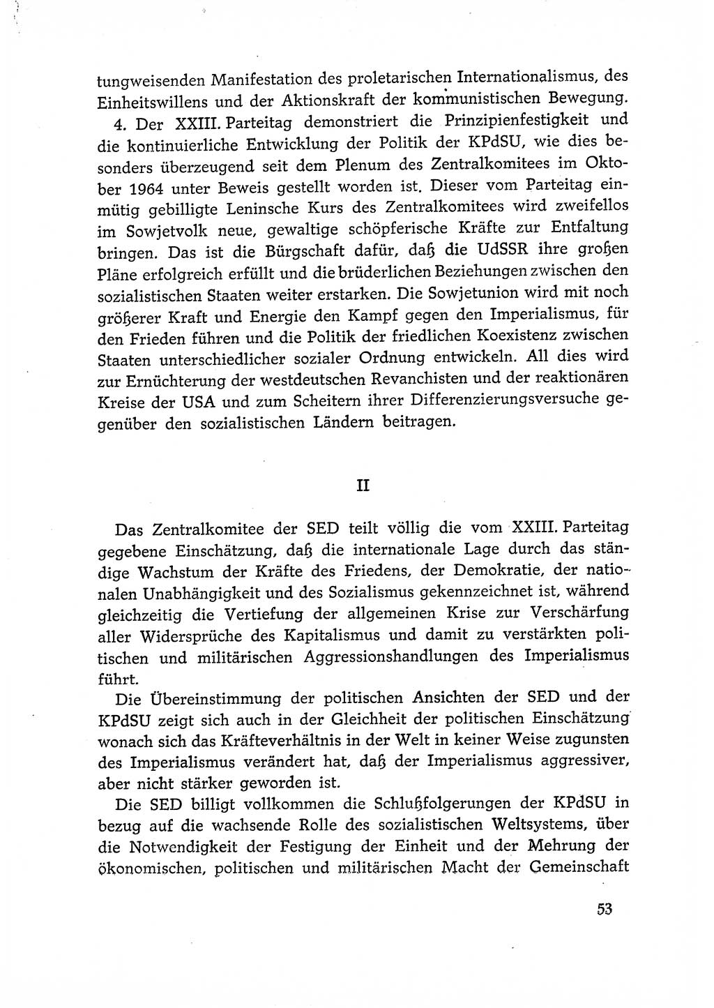 Dokumente der Sozialistischen Einheitspartei Deutschlands (SED) [Deutsche Demokratische Republik (DDR)] 1966-1967, Seite 53 (Dok. SED DDR 1966-1967, S. 53)