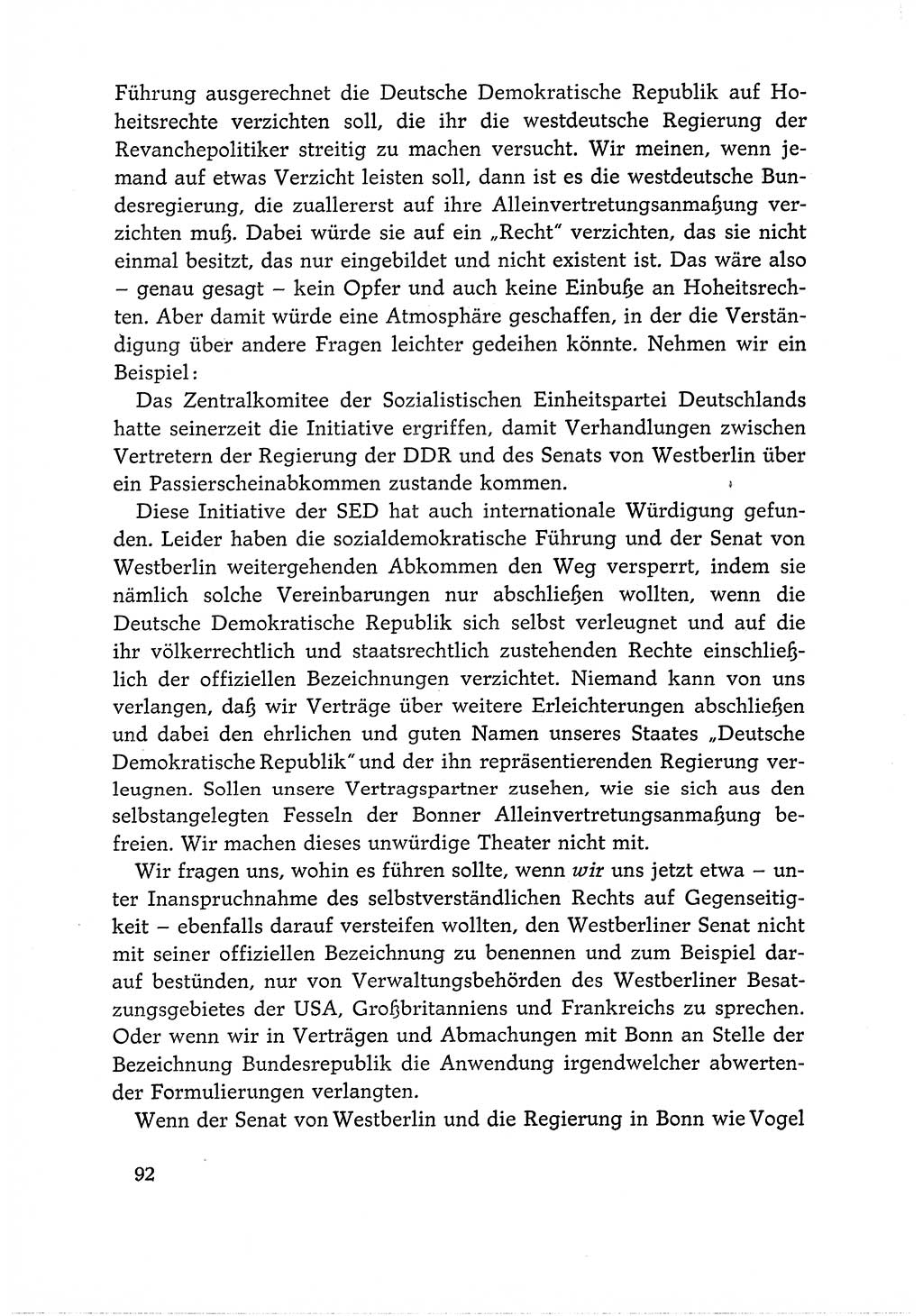 Dokumente der Sozialistischen Einheitspartei Deutschlands (SED) [Deutsche Demokratische Republik (DDR)] 1966-1967, Seite 92 (Dok. SED DDR 1966-1967, S. 92)