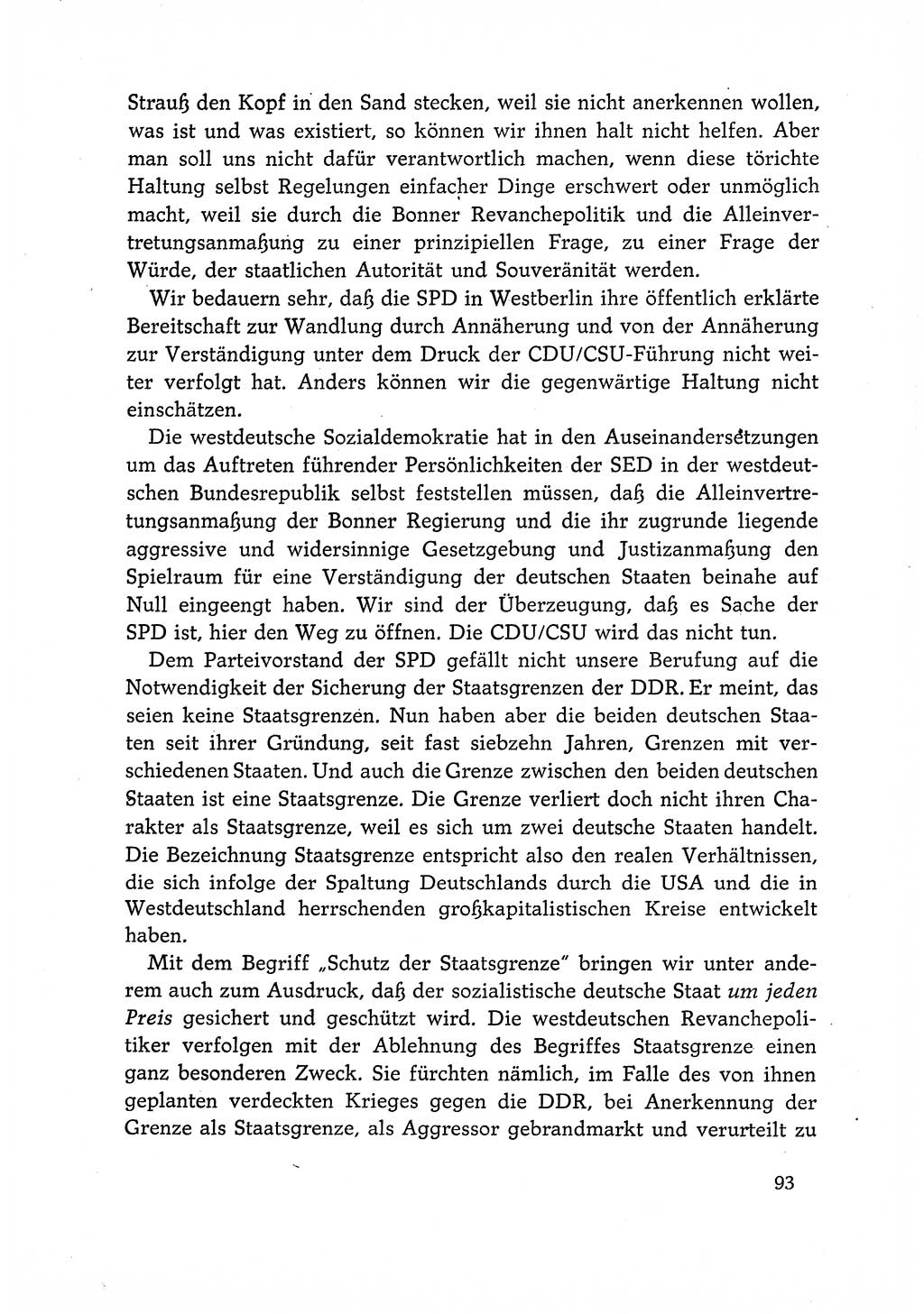 Dokumente der Sozialistischen Einheitspartei Deutschlands (SED) [Deutsche Demokratische Republik (DDR)] 1966-1967, Seite 93 (Dok. SED DDR 1966-1967, S. 93)