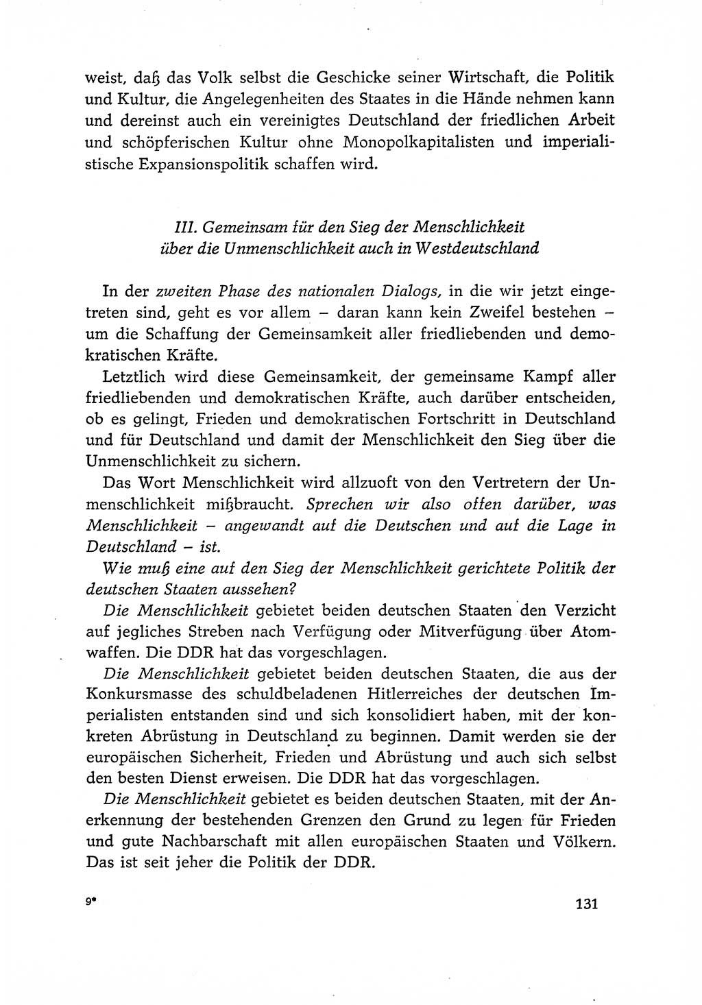 Dokumente der Sozialistischen Einheitspartei Deutschlands (SED) [Deutsche Demokratische Republik (DDR)] 1966-1967, Seite 131 (Dok. SED DDR 1966-1967, S. 131)