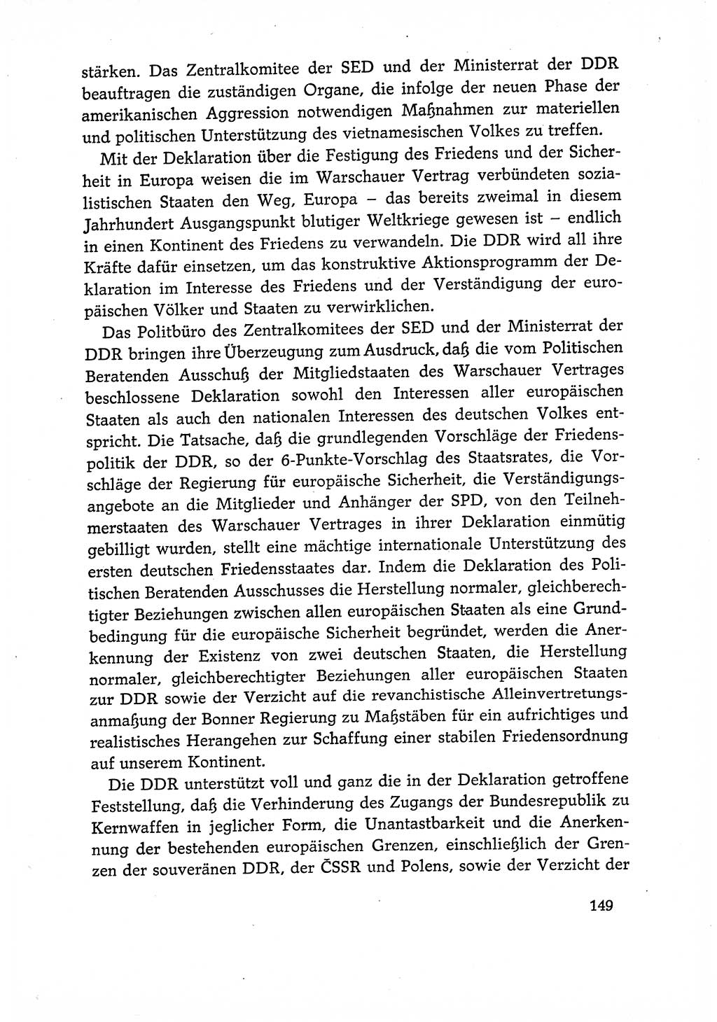 Dokumente der Sozialistischen Einheitspartei Deutschlands (SED) [Deutsche Demokratische Republik (DDR)] 1966-1967, Seite 149 (Dok. SED DDR 1966-1967, S. 149)
