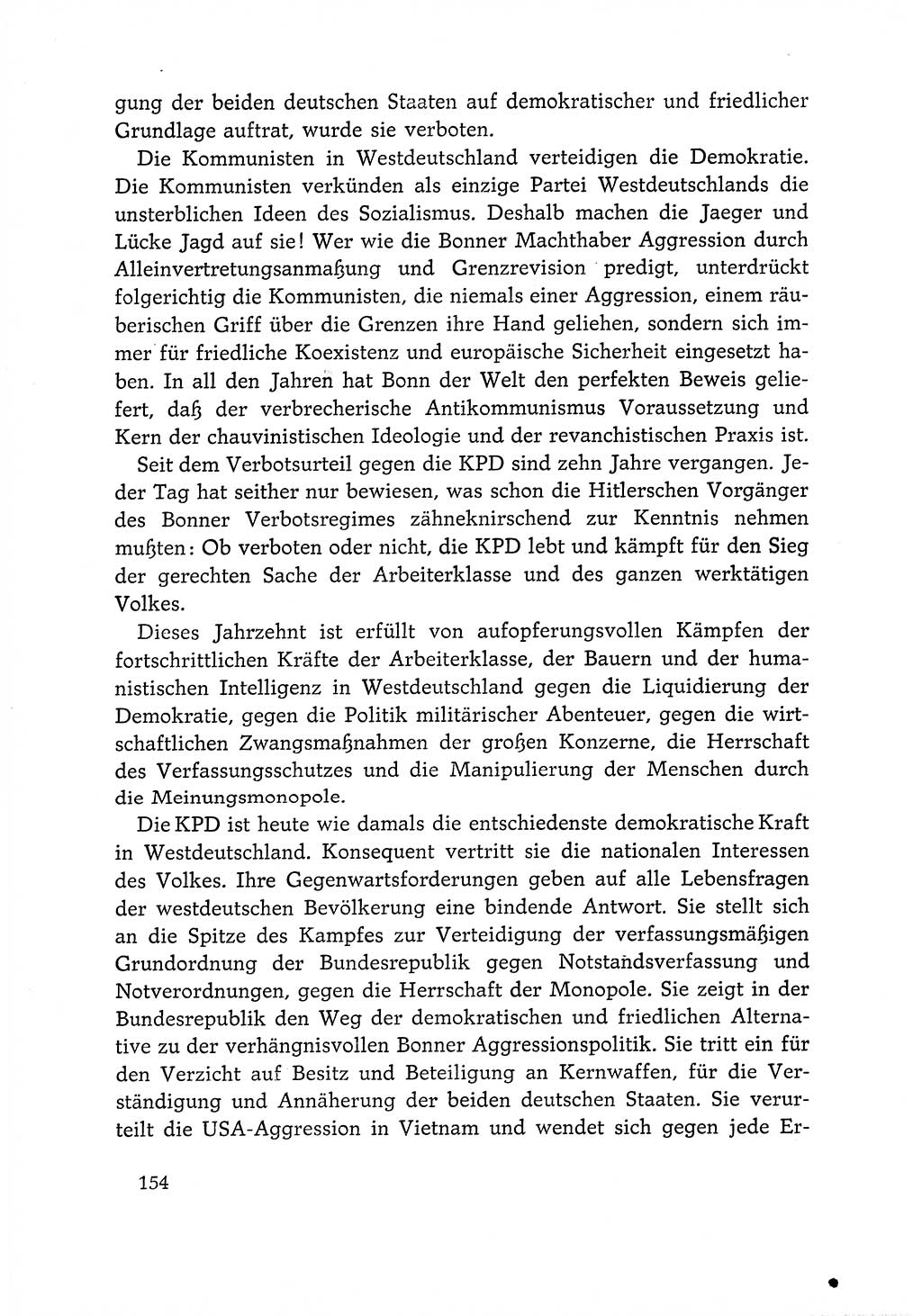 Dokumente der Sozialistischen Einheitspartei Deutschlands (SED) [Deutsche Demokratische Republik (DDR)] 1966-1967, Seite 154 (Dok. SED DDR 1966-1967, S. 154)