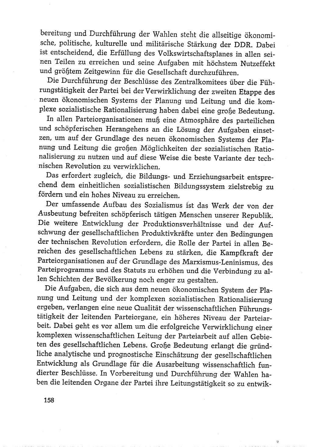 Dokumente der Sozialistischen Einheitspartei Deutschlands (SED) [Deutsche Demokratische Republik (DDR)] 1966-1967, Seite 158 (Dok. SED DDR 1966-1967, S. 158)