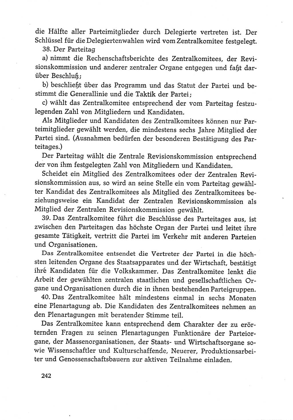 Dokumente der Sozialistischen Einheitspartei Deutschlands (SED) [Deutsche Demokratische Republik (DDR)] 1966-1967, Seite 242 (Dok. SED DDR 1966-1967, S. 242)