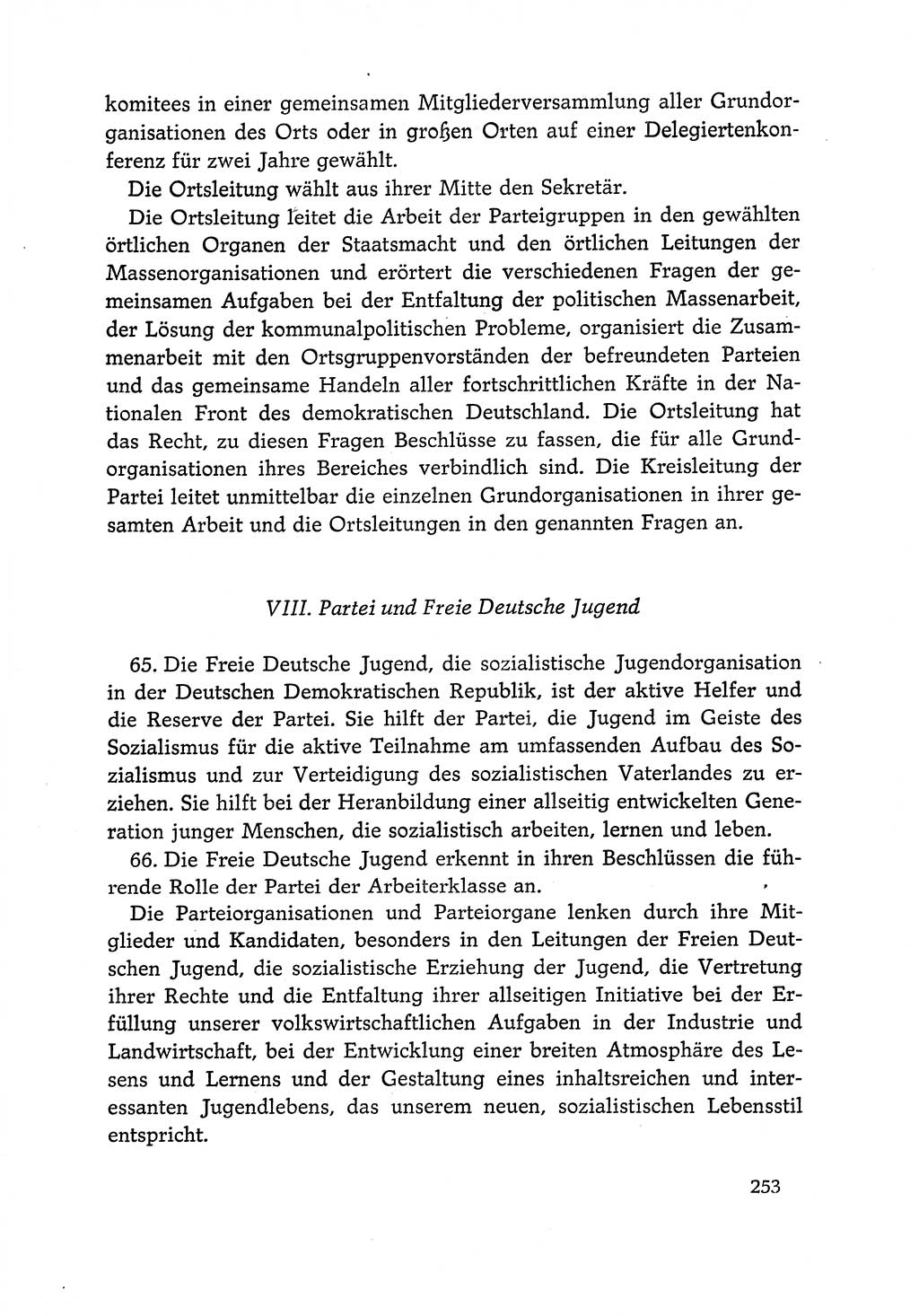 Dokumente der Sozialistischen Einheitspartei Deutschlands (SED) [Deutsche Demokratische Republik (DDR)] 1966-1967, Seite 253 (Dok. SED DDR 1966-1967, S. 253)