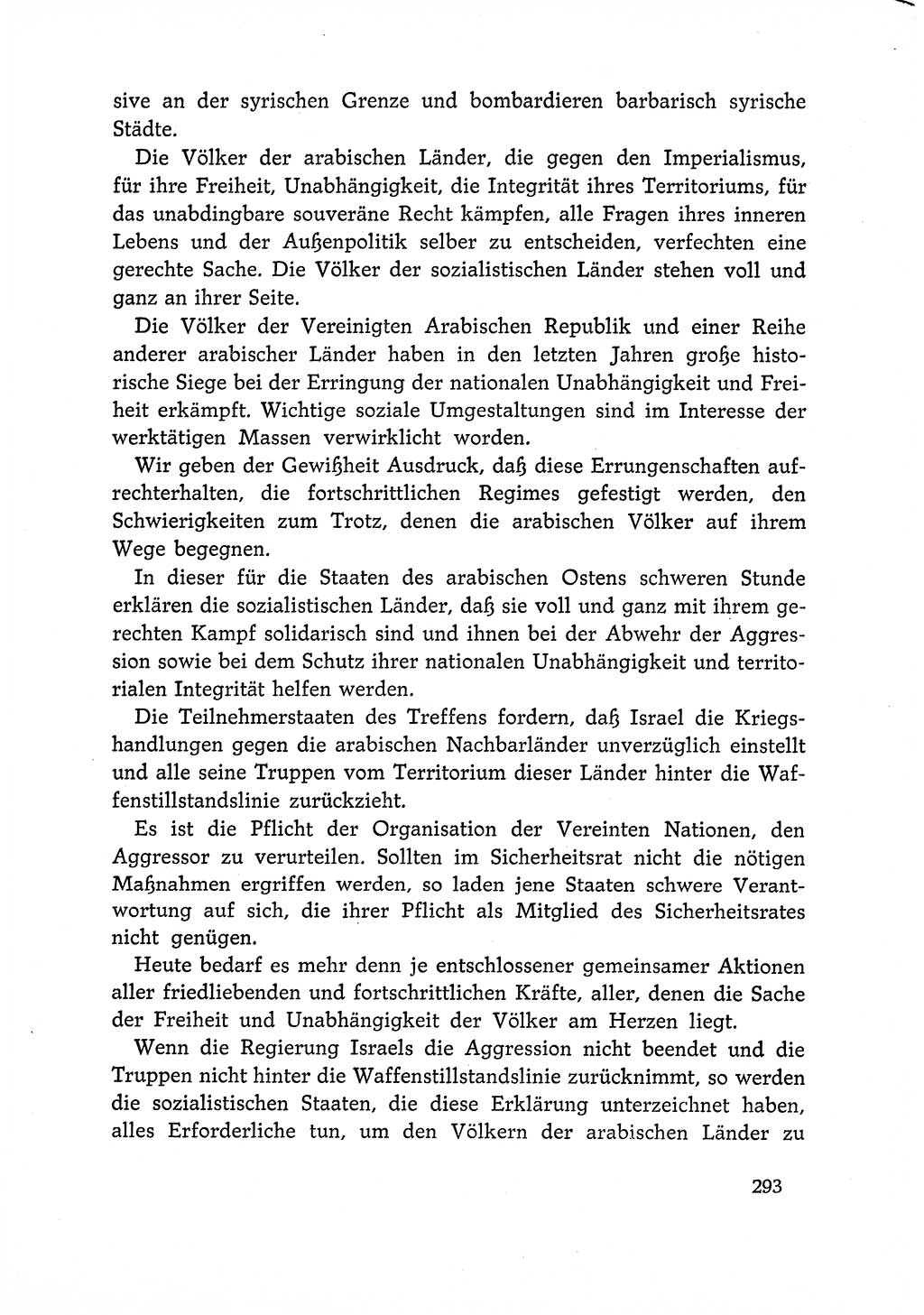 Dokumente der Sozialistischen Einheitspartei Deutschlands (SED) [Deutsche Demokratische Republik (DDR)] 1966-1967, Seite 293 (Dok. SED DDR 1966-1967, S. 293)