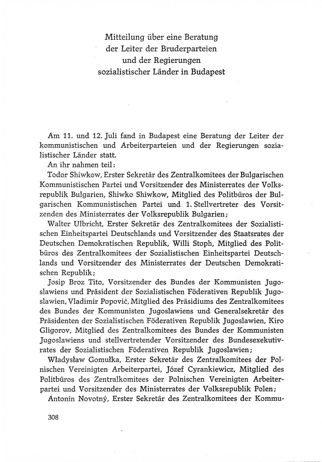 Dokumente der Sozialistischen Einheitspartei Deutschlands (SED) [Deutsche Demokratische Republik (DDR)] 1966-1967, Seite 308 (Dok. SED DDR 1966-1967, S. 308)