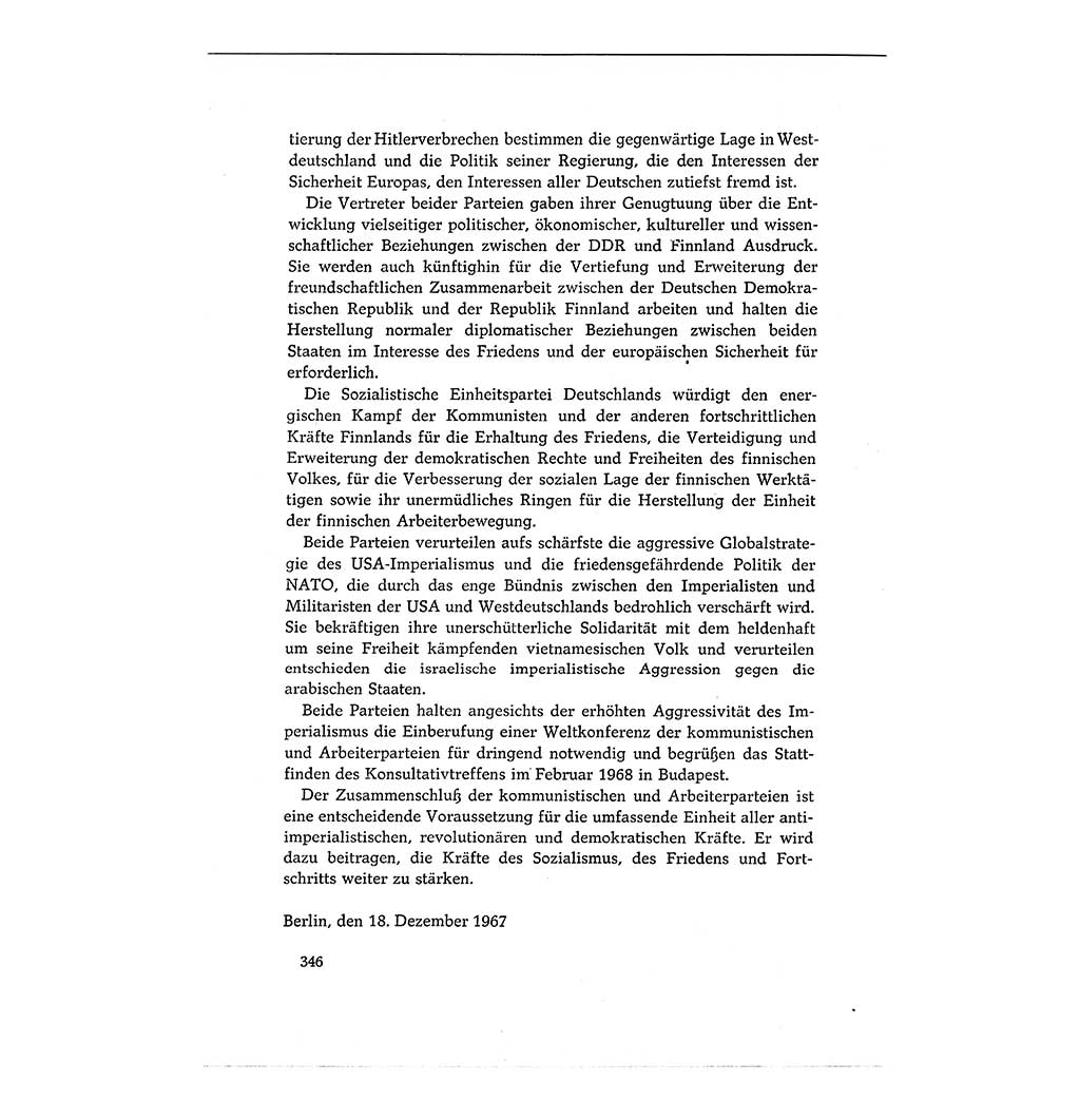 Dokumente der Sozialistischen Einheitspartei Deutschlands (SED) [Deutsche Demokratische Republik (DDR)] 1966-1967, Seite 346 (Dok. SED DDR 1966-1967, S. 346)