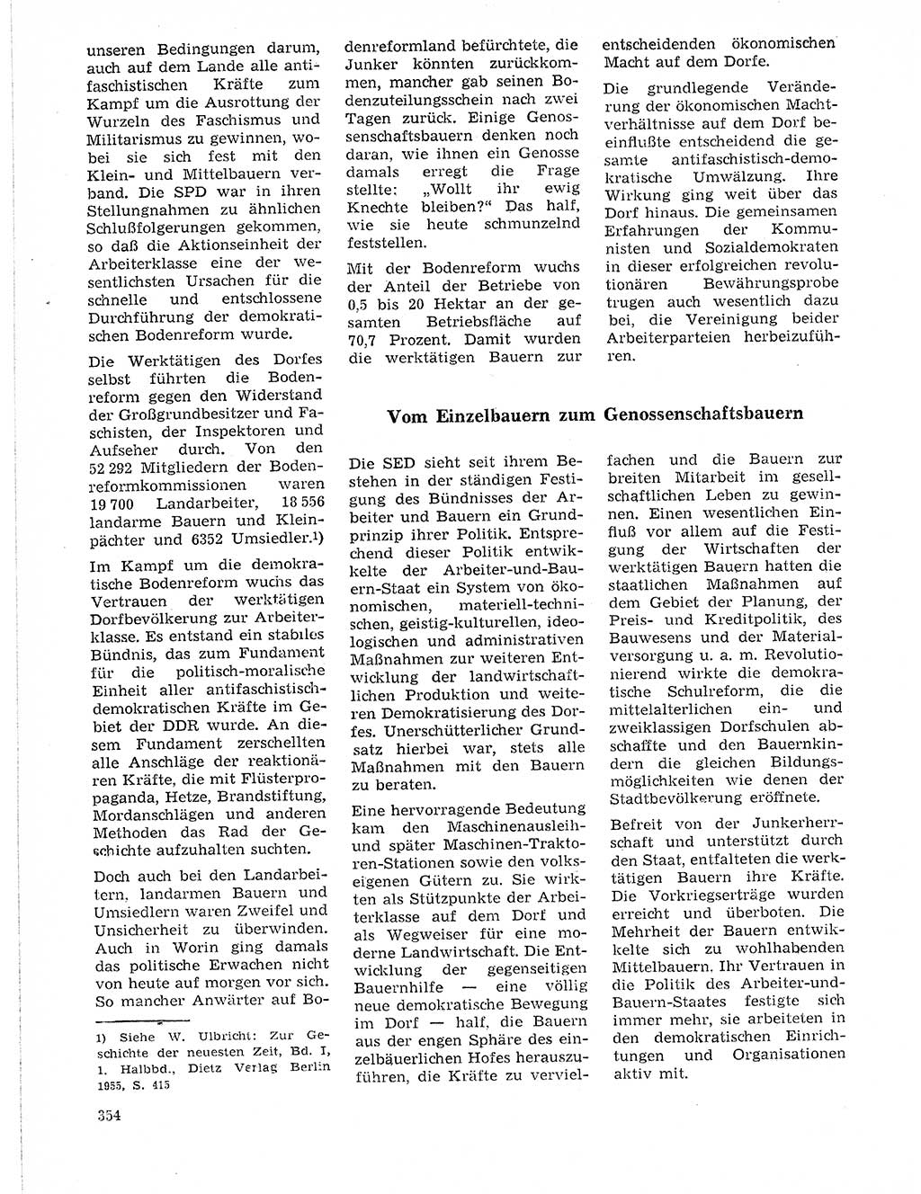 Neuer Weg (NW), Organ des Zentralkomitees (ZK) der SED (Sozialistische Einheitspartei Deutschlands) für Fragen des Parteilebens, 21. Jahrgang [Deutsche Demokratische Republik (DDR)] 1966, Seite 354 (NW ZK SED DDR 1966, S. 354)