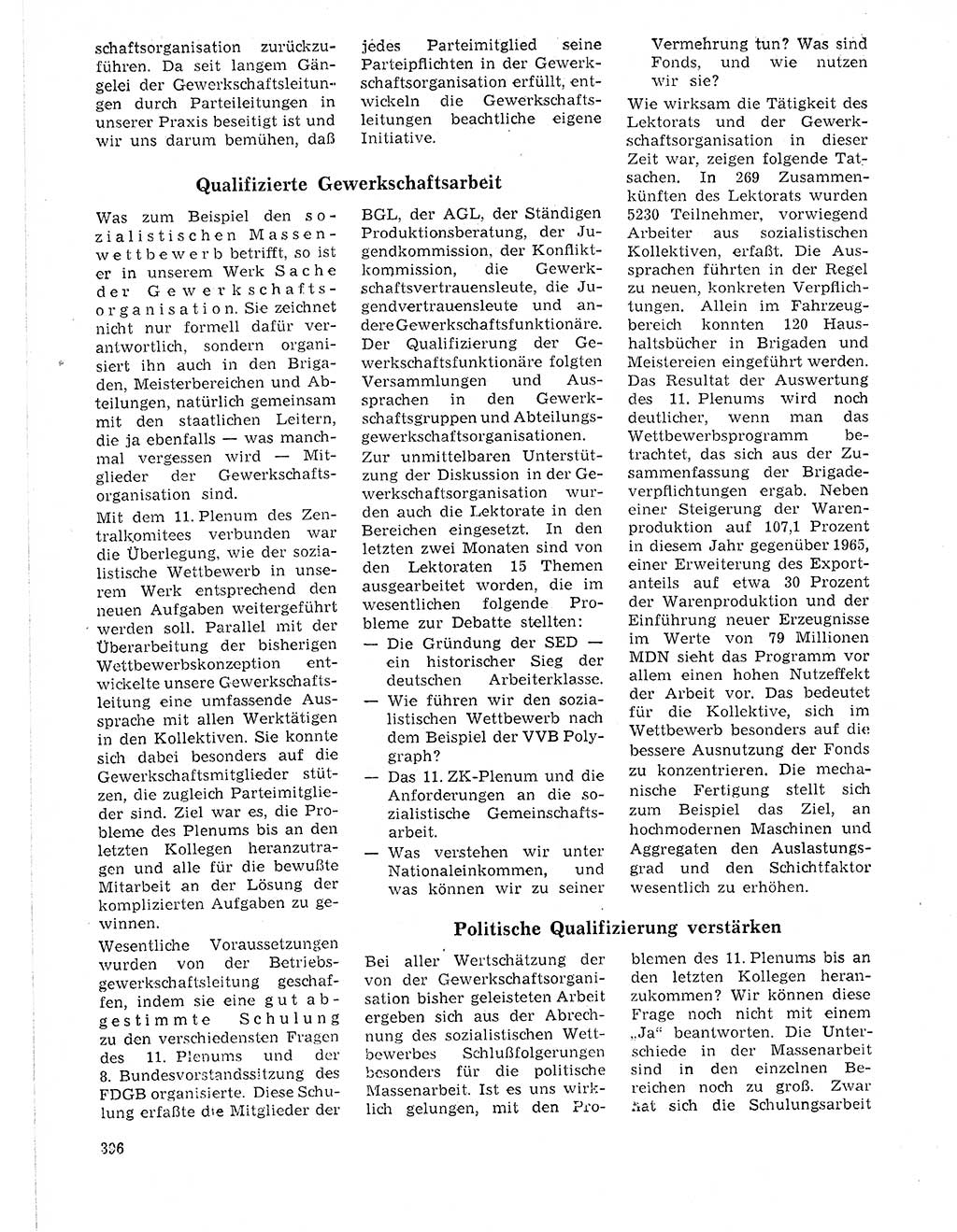 Neuer Weg (NW), Organ des Zentralkomitees (ZK) der SED (Sozialistische Einheitspartei Deutschlands) für Fragen des Parteilebens, 21. Jahrgang [Deutsche Demokratische Republik (DDR)] 1966, Seite 396 (NW ZK SED DDR 1966, S. 396)