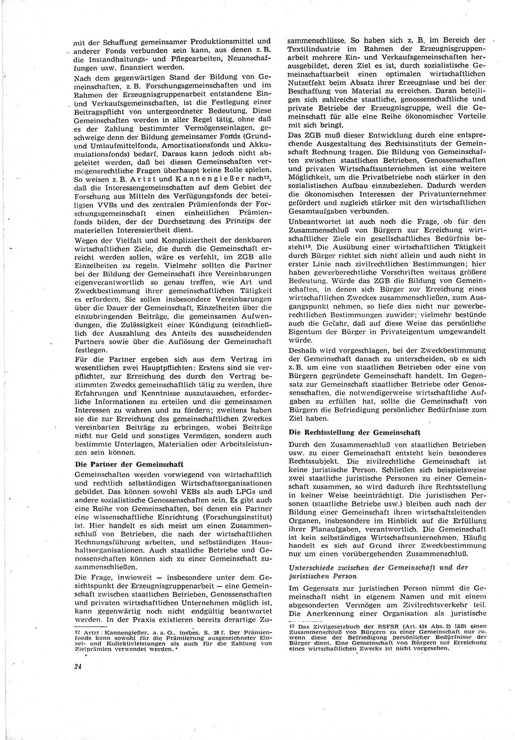 Neue Justiz (NJ), Zeitschrift für Recht und Rechtswissenschaft [Deutsche Demokratische Republik (DDR)], 20. Jahrgang 1966, Seite 24 (NJ DDR 1966, S. 24)