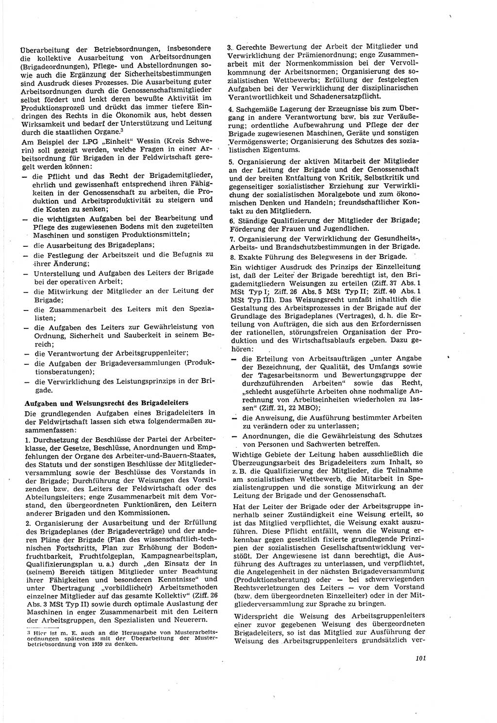 Neue Justiz (NJ), Zeitschrift für Recht und Rechtswissenschaft [Deutsche Demokratische Republik (DDR)], 20. Jahrgang 1966, Seite 101 (NJ DDR 1966, S. 101)