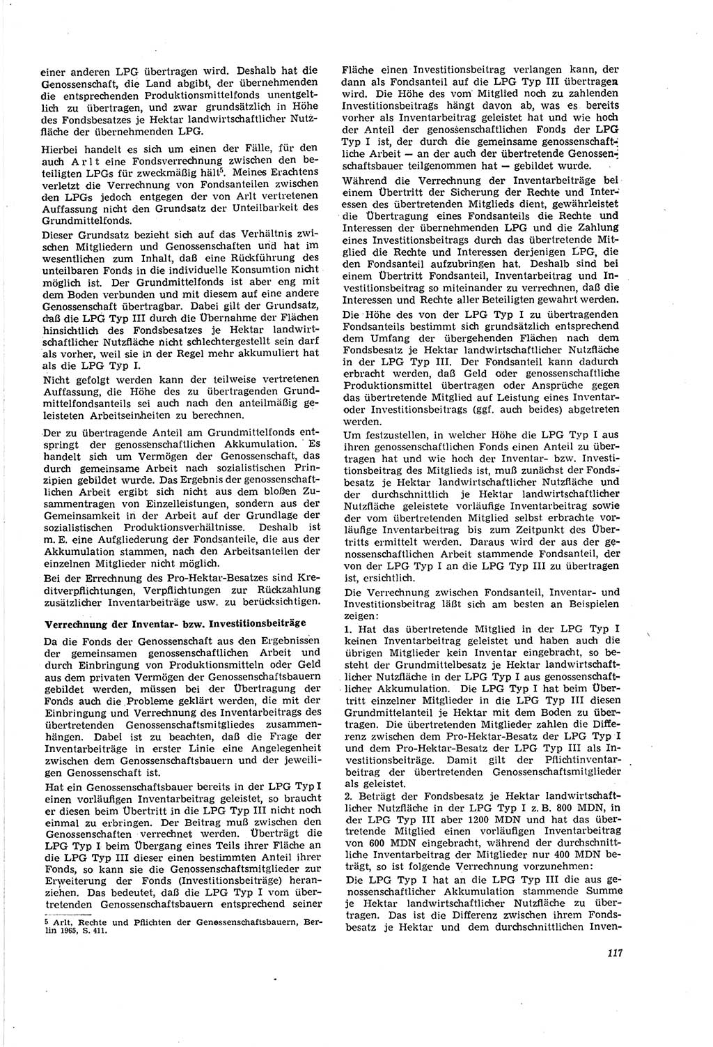 Neue Justiz (NJ), Zeitschrift für Recht und Rechtswissenschaft [Deutsche Demokratische Republik (DDR)], 20. Jahrgang 1966, Seite 117 (NJ DDR 1966, S. 117)