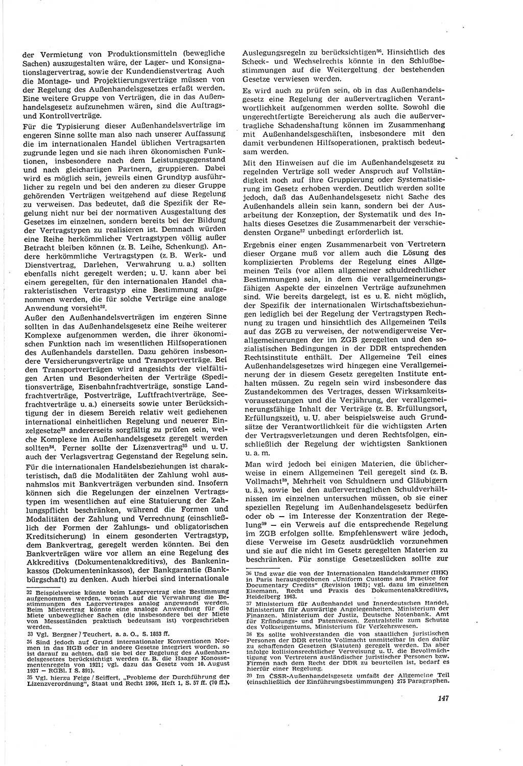 Neue Justiz (NJ), Zeitschrift für Recht und Rechtswissenschaft [Deutsche Demokratische Republik (DDR)], 20. Jahrgang 1966, Seite 147 (NJ DDR 1966, S. 147)