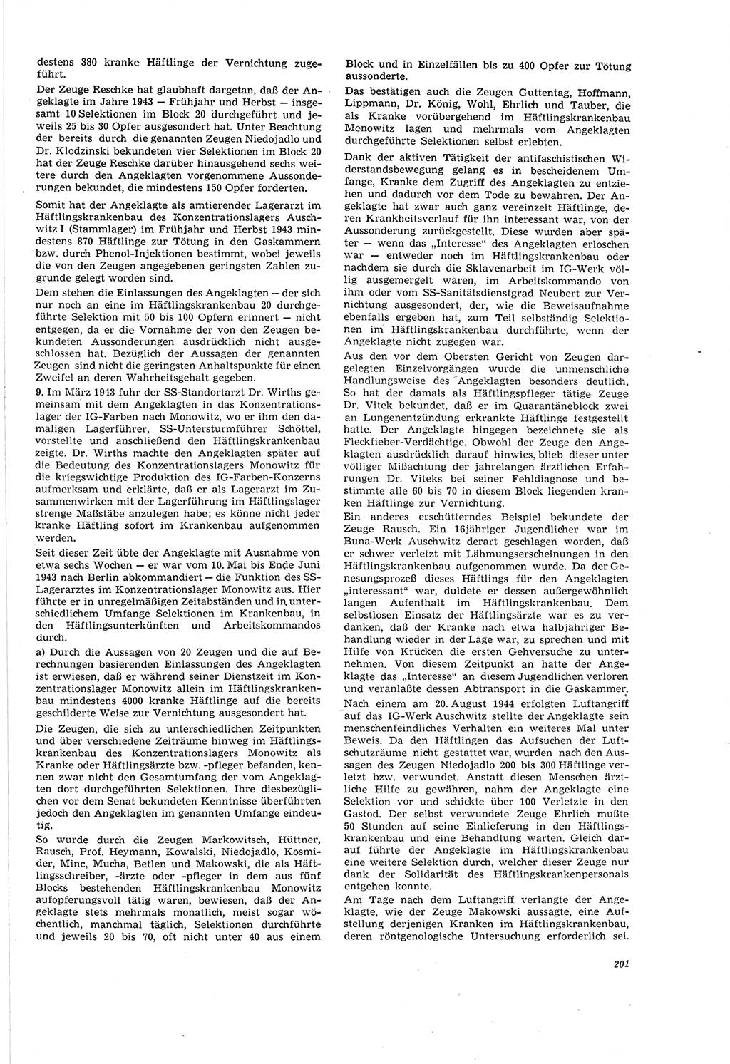 Neue Justiz (NJ), Zeitschrift für Recht und Rechtswissenschaft [Deutsche Demokratische Republik (DDR)], 20. Jahrgang 1966, Seite 201 (NJ DDR 1966, S. 201)