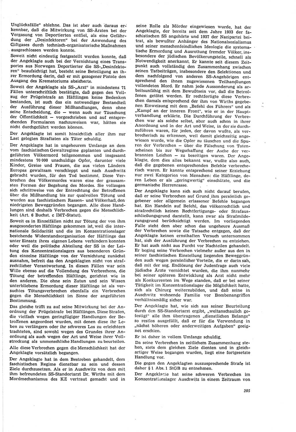 Neue Justiz (NJ), Zeitschrift für Recht und Rechtswissenschaft [Deutsche Demokratische Republik (DDR)], 20. Jahrgang 1966, Seite 205 (NJ DDR 1966, S. 205)