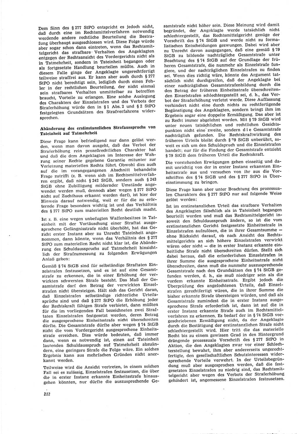 Neue Justiz (NJ), Zeitschrift für Recht und Rechtswissenschaft [Deutsche Demokratische Republik (DDR)], 20. Jahrgang 1966, Seite 212 (NJ DDR 1966, S. 212)