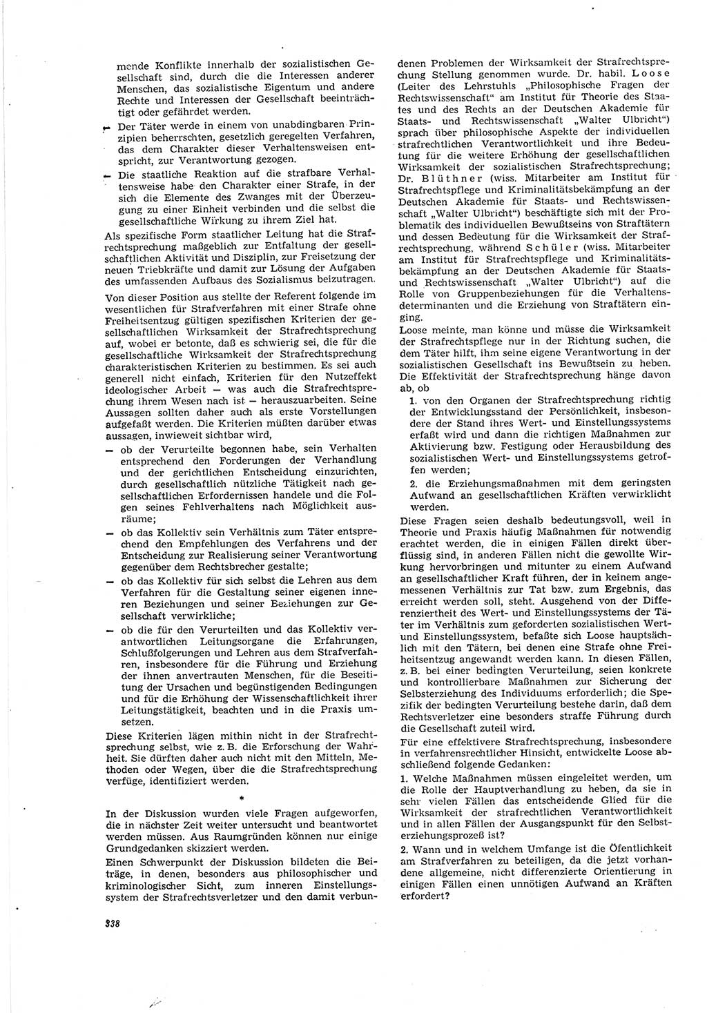 Neue Justiz (NJ), Zeitschrift für Recht und Rechtswissenschaft [Deutsche Demokratische Republik (DDR)], 20. Jahrgang 1966, Seite 338 (NJ DDR 1966, S. 338)
