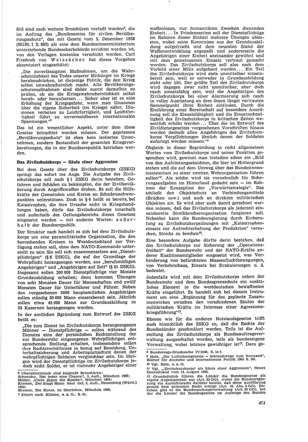 Neue Justiz (NJ), Zeitschrift für Recht und Rechtswissenschaft [Deutsche Demokratische Republik (DDR)], 20. Jahrgang 1966, Seite 471 (NJ DDR 1966, S. 471)