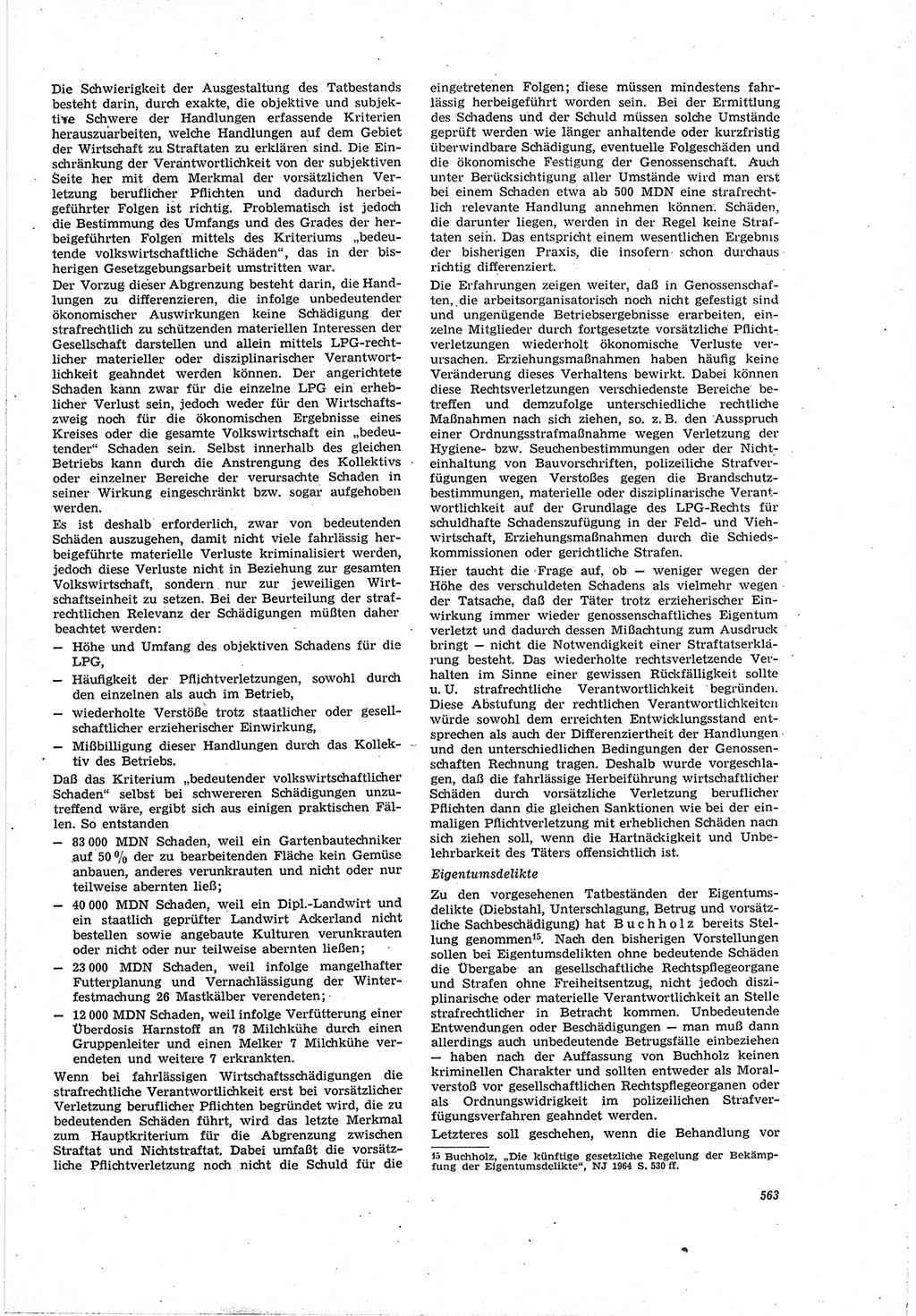 Neue Justiz (NJ), Zeitschrift für Recht und Rechtswissenschaft [Deutsche Demokratische Republik (DDR)], 20. Jahrgang 1966, Seite 563 (NJ DDR 1966, S. 563)