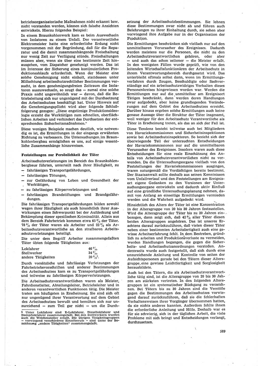 Neue Justiz (NJ), Zeitschrift für Recht und Rechtswissenschaft [Deutsche Demokratische Republik (DDR)], 20. Jahrgang 1966, Seite 589 (NJ DDR 1966, S. 589)