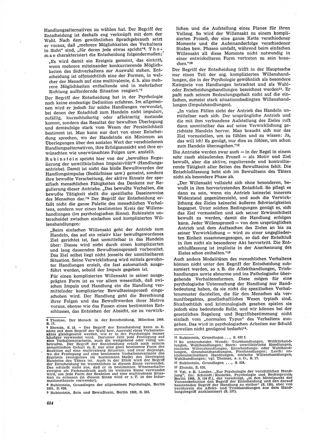 Neue Justiz (NJ), Zeitschrift für Recht und Rechtswissenschaft [Deutsche Demokratische Republik (DDR)], 20. Jahrgang 1966, Seite 684 (NJ DDR 1966, S. 684)