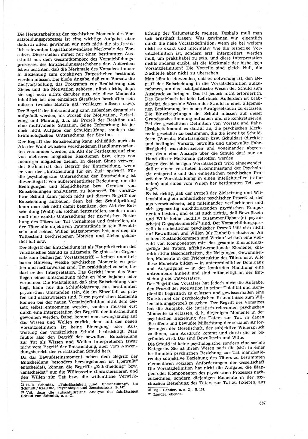 Neue Justiz (NJ), Zeitschrift für Recht und Rechtswissenschaft [Deutsche Demokratische Republik (DDR)], 20. Jahrgang 1966, Seite 687 (NJ DDR 1966, S. 687)
