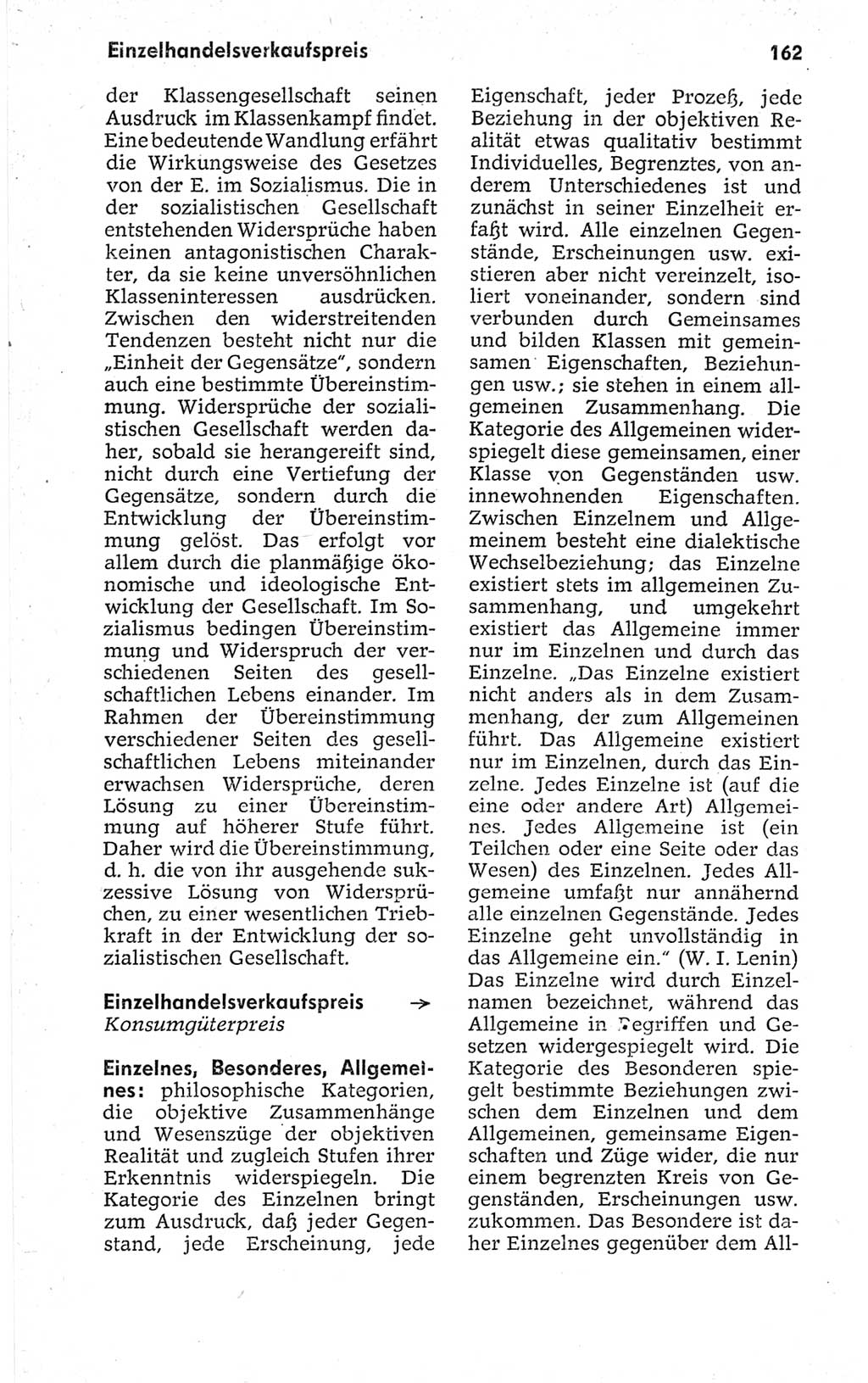 Kleines politisches Wörterbuch [Deutsche Demokratische Republik (DDR)] 1967, Seite 162 (Kl. pol. Wb. DDR 1967, S. 162)