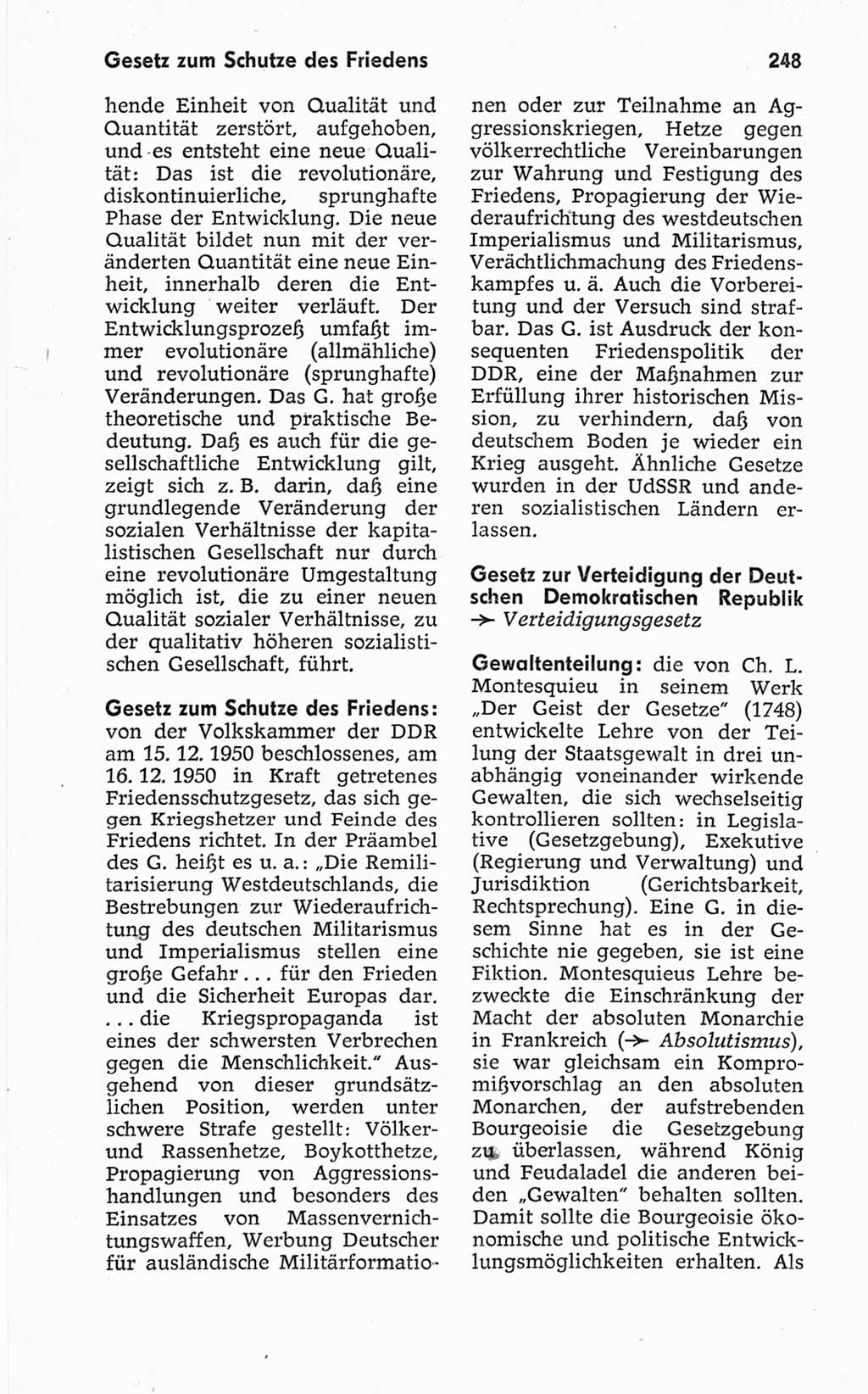 Kleines politisches Wörterbuch [Deutsche Demokratische Republik (DDR)] 1967, Seite 248 (Kl. pol. Wb. DDR 1967, S. 248)