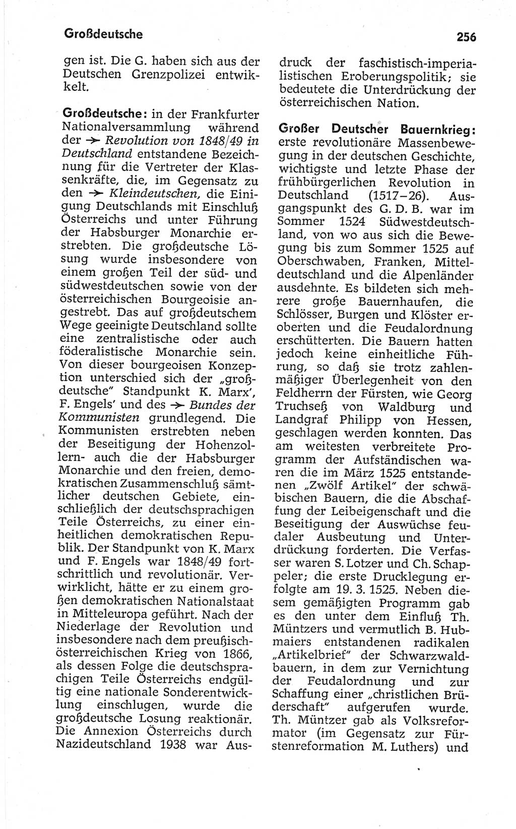 Kleines politisches Wörterbuch [Deutsche Demokratische Republik (DDR)] 1967, Seite 256 (Kl. pol. Wb. DDR 1967, S. 256)