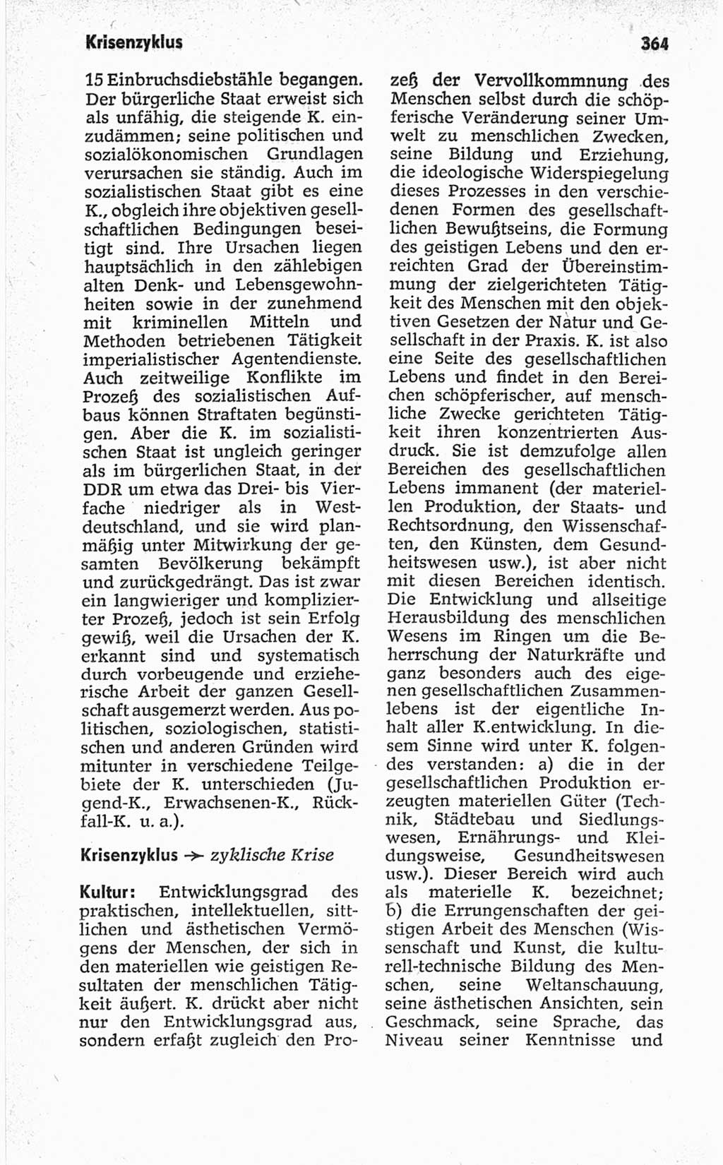 Kleines politisches Wörterbuch [Deutsche Demokratische Republik (DDR)] 1967, Seite 364 (Kl. pol. Wb. DDR 1967, S. 364)
