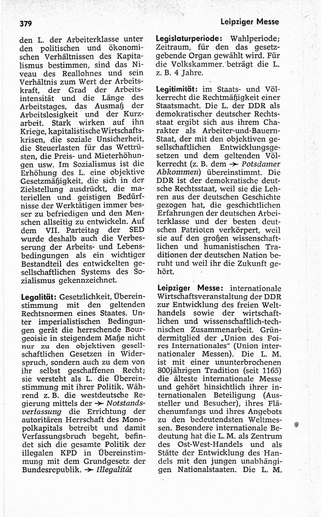 Kleines politisches Wörterbuch [Deutsche Demokratische Republik (DDR)] 1967, Seite 379 (Kl. pol. Wb. DDR 1967, S. 379)