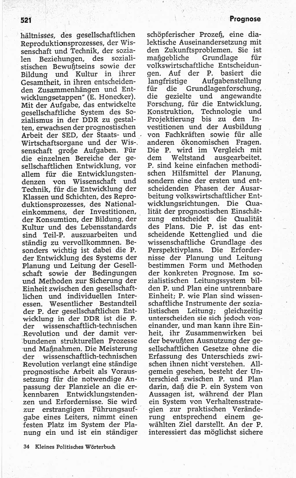 Kleines politisches Wörterbuch [Deutsche Demokratische Republik (DDR)] 1967, Seite 521 (Kl. pol. Wb. DDR 1967, S. 521)
