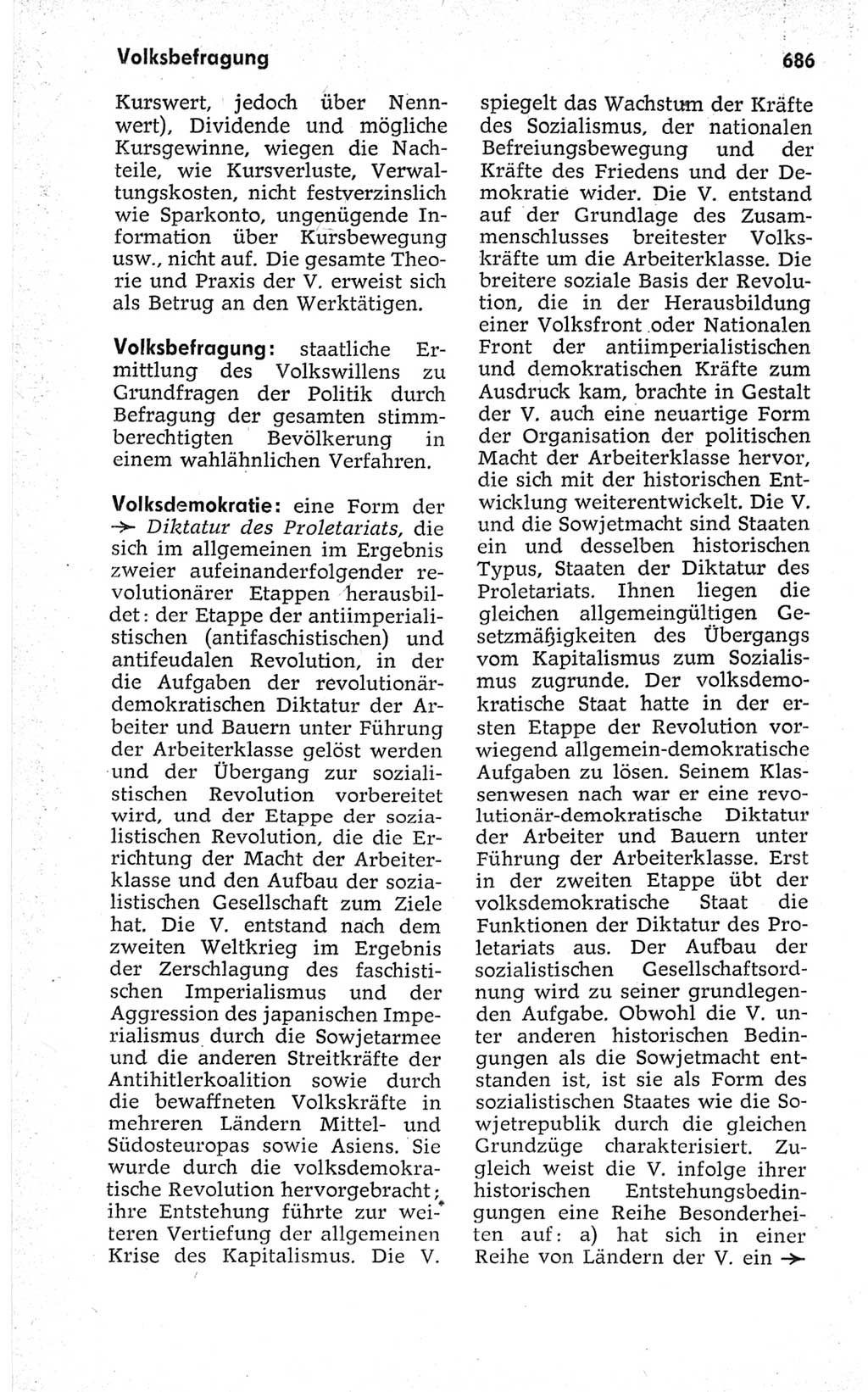 Kleines politisches Wörterbuch [Deutsche Demokratische Republik (DDR)] 1967, Seite 686 (Kl. pol. Wb. DDR 1967, S. 686)