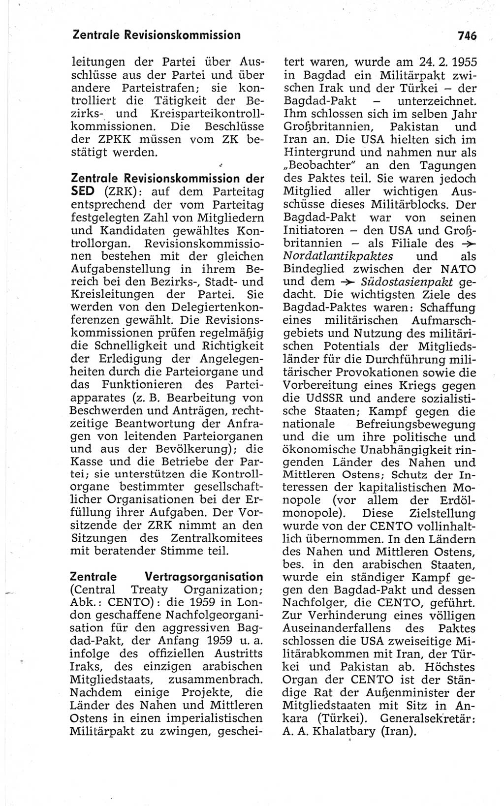 Kleines politisches Wörterbuch [Deutsche Demokratische Republik (DDR)] 1967, Seite 746 (Kl. pol. Wb. DDR 1967, S. 746)