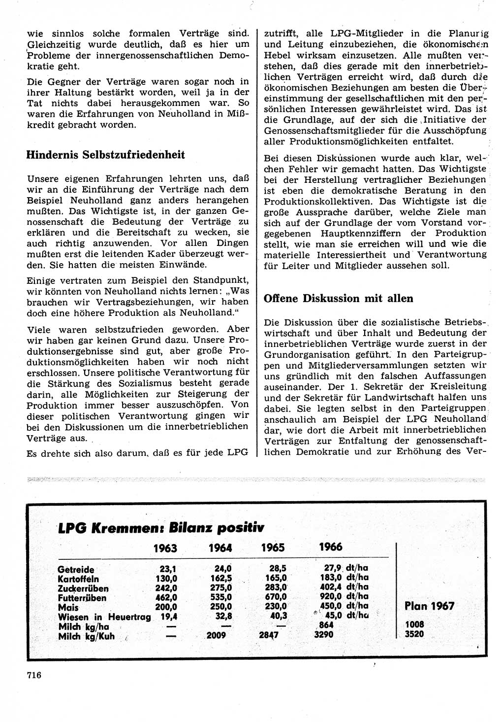 Neuer Weg (NW), Organ des Zentralkomitees (ZK) der SED (Sozialistische Einheitspartei Deutschlands) für Fragen des Parteilebens, 22. Jahrgang [Deutsche Demokratische Republik (DDR)] 1967, Seite 716 (NW ZK SED DDR 1967, S. 716)