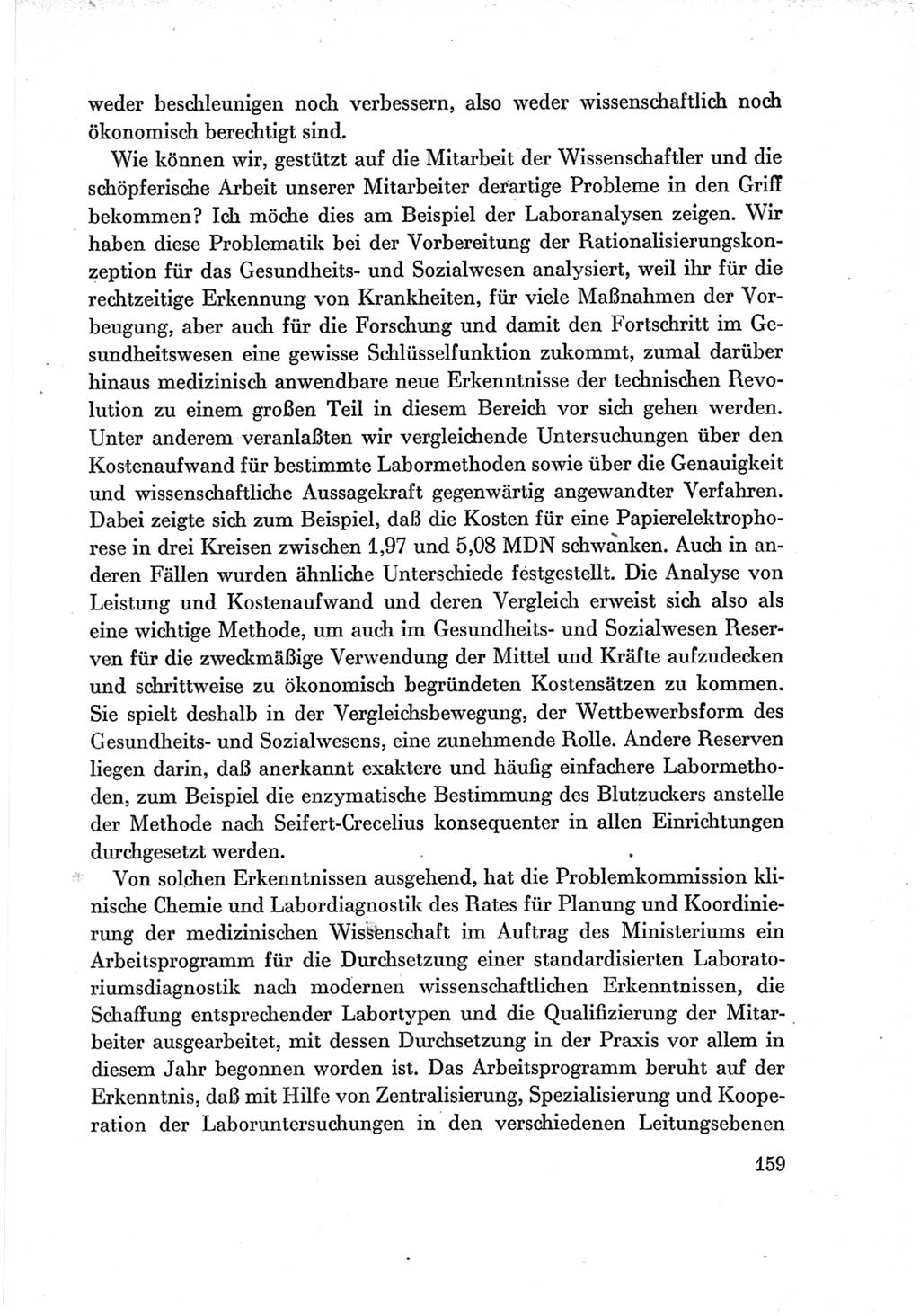 Protokoll der Verhandlungen des Ⅶ. Parteitages der Sozialistischen Einheitspartei Deutschlands (SED) [Deutsche Demokratische Republik (DDR)] 1967, Band Ⅲ, Seite 159 (Prot. Verh. Ⅶ. PT SED DDR 1967, Bd. Ⅲ, S. 159)