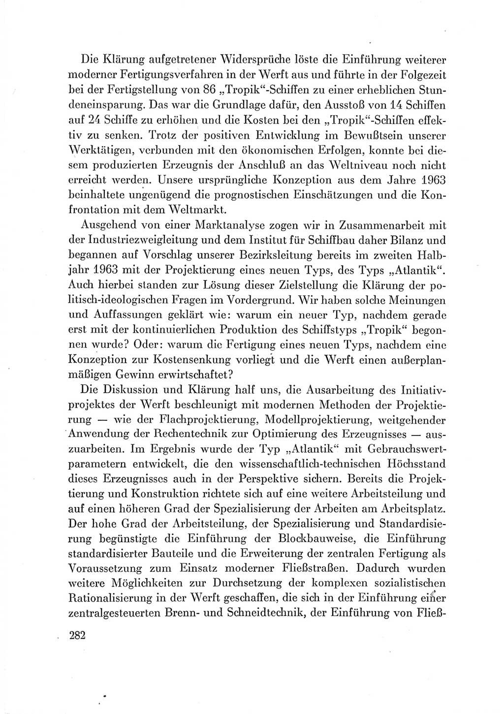 Protokoll der Verhandlungen des Ⅶ. Parteitages der Sozialistischen Einheitspartei Deutschlands (SED) [Deutsche Demokratische Republik (DDR)] 1967, Band Ⅲ, Seite 282 (Prot. Verh. Ⅶ. PT SED DDR 1967, Bd. Ⅲ, S. 282)