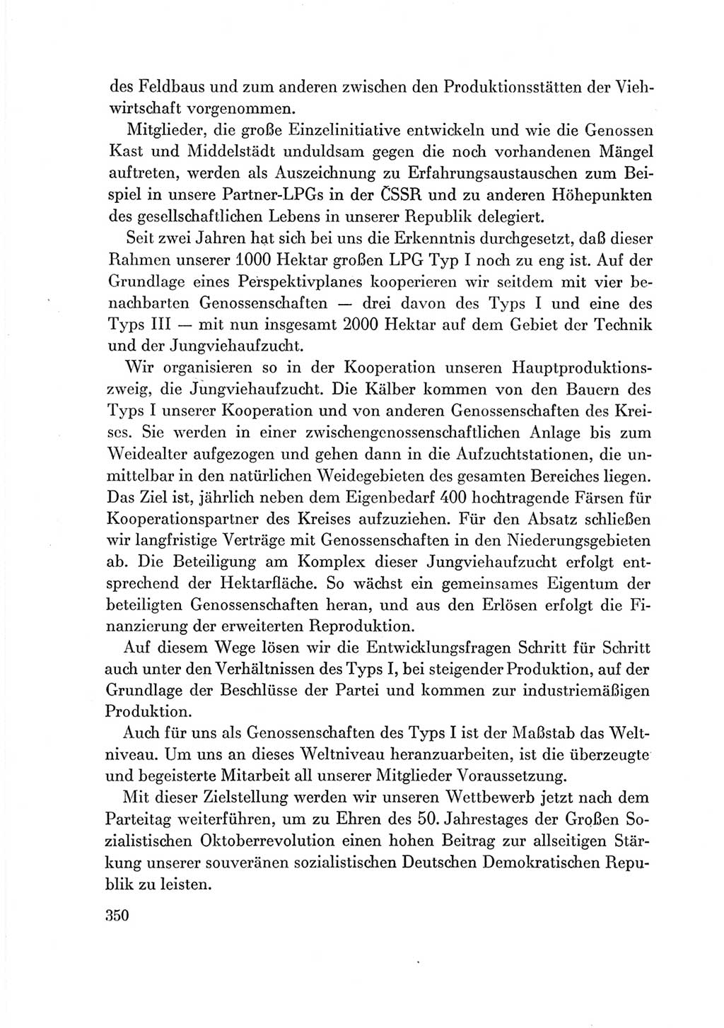 Protokoll der Verhandlungen des Ⅶ. Parteitages der Sozialistischen Einheitspartei Deutschlands (SED) [Deutsche Demokratische Republik (DDR)] 1967, Band Ⅲ, Seite 350 (Prot. Verh. Ⅶ. PT SED DDR 1967, Bd. Ⅲ, S. 350)