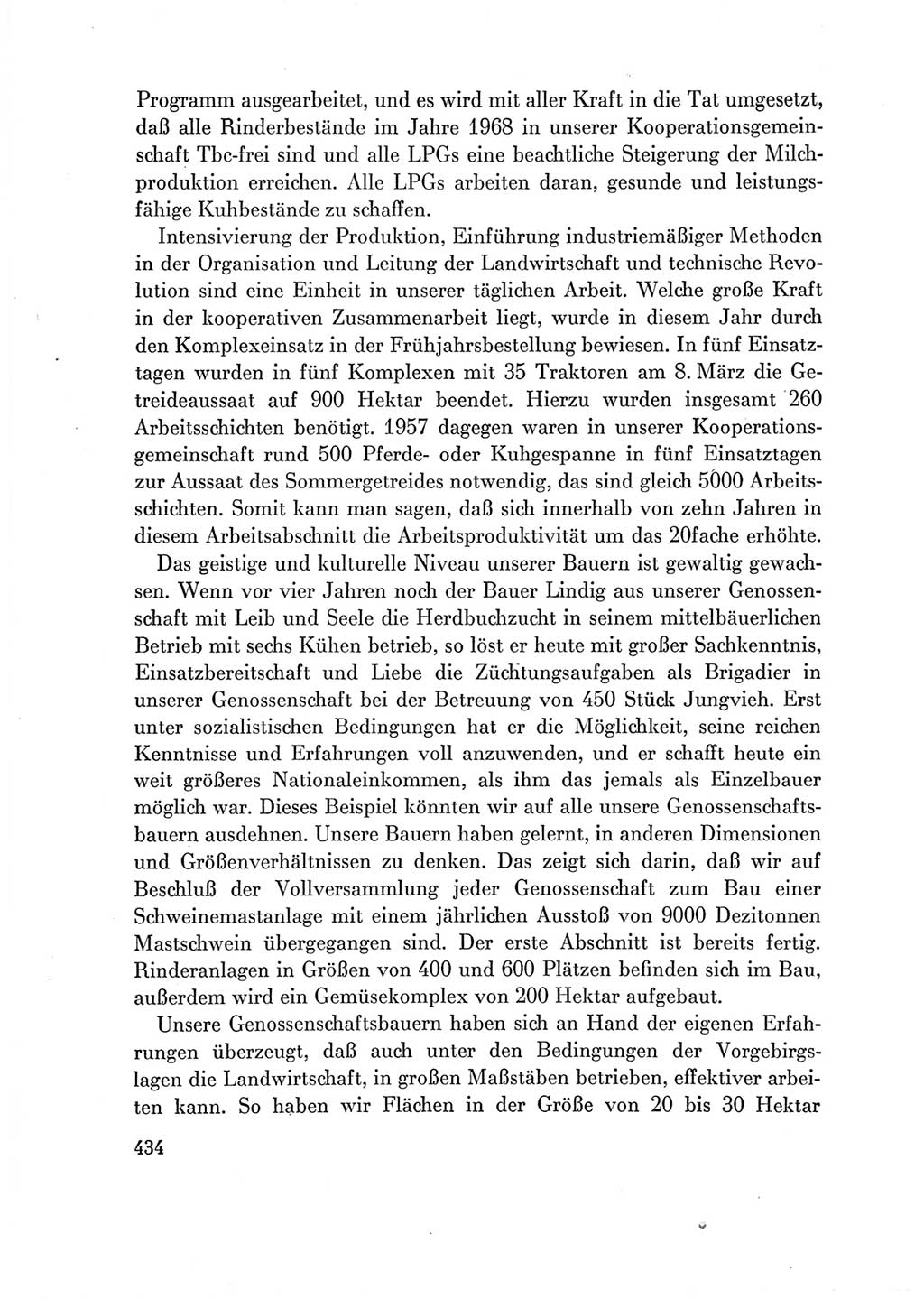 Protokoll der Verhandlungen des Ⅶ. Parteitages der Sozialistischen Einheitspartei Deutschlands (SED) [Deutsche Demokratische Republik (DDR)] 1967, Band Ⅲ, Seite 434 (Prot. Verh. Ⅶ. PT SED DDR 1967, Bd. Ⅲ, S. 434)